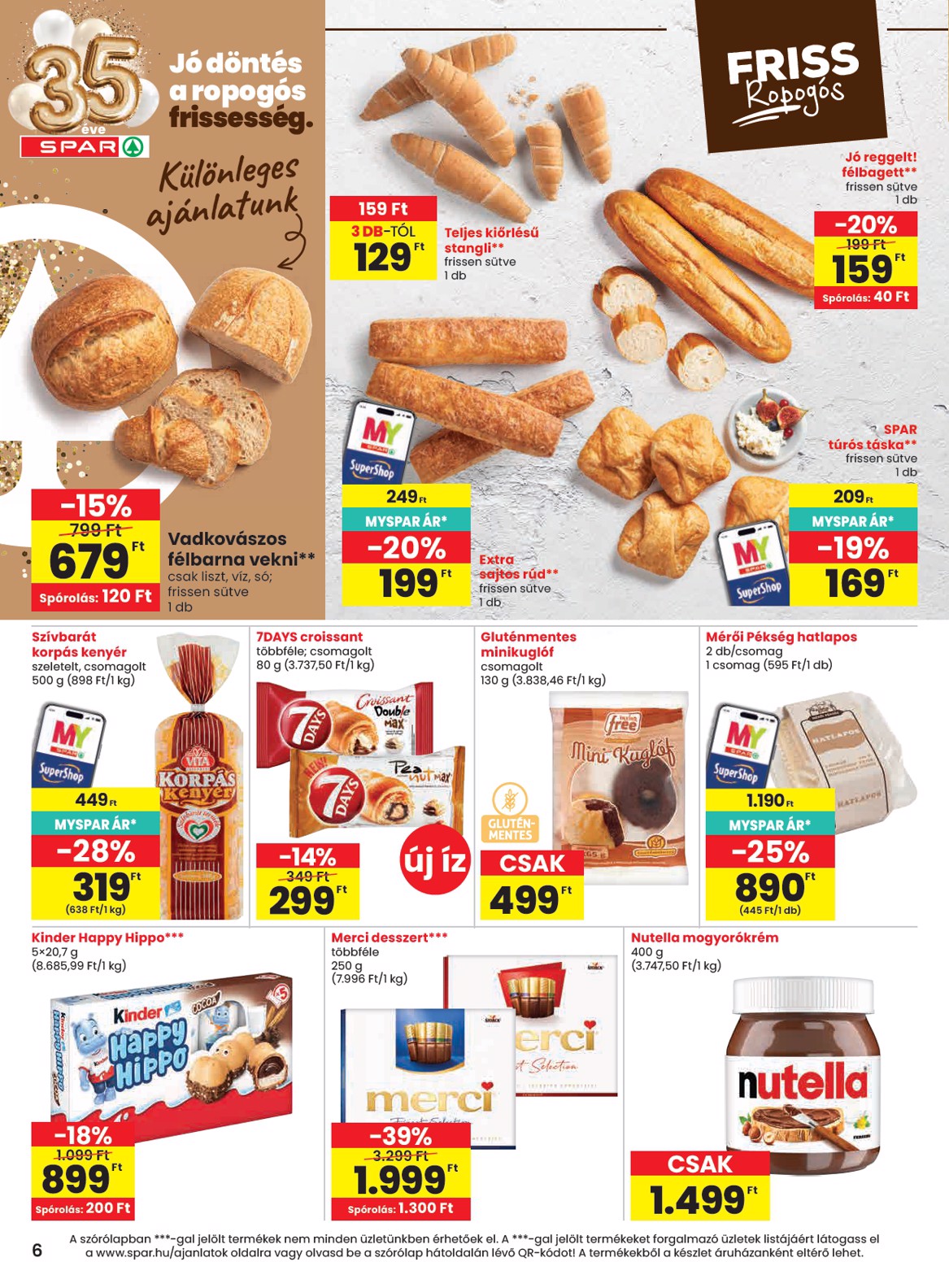 spar - SPAR hirdetmény a következő hétre csütörtöktől 2026.06.18.-tól szerdától 2026.06.24.-ig - page: 6