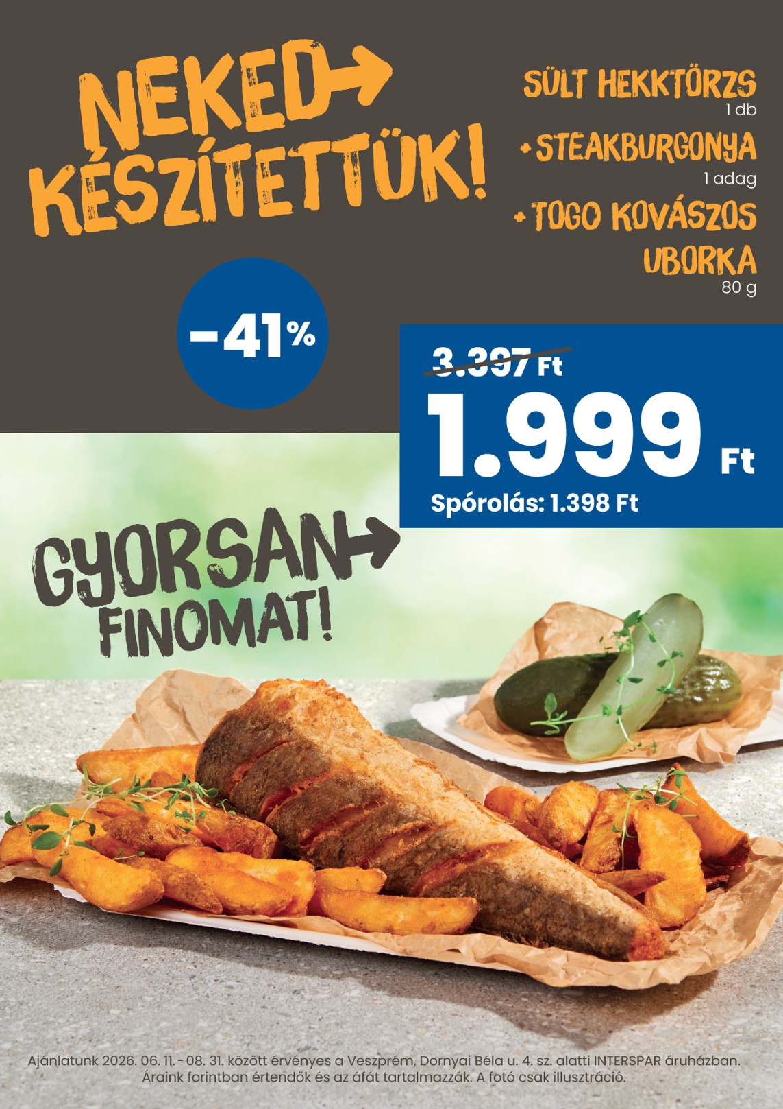 spar - Aktuális SPAR - Veszprém toGo nyitás szórólap érvényes csütörtöktől 2026.06.11.-től hétfőtől 2026.08.31.-ig - page: 3