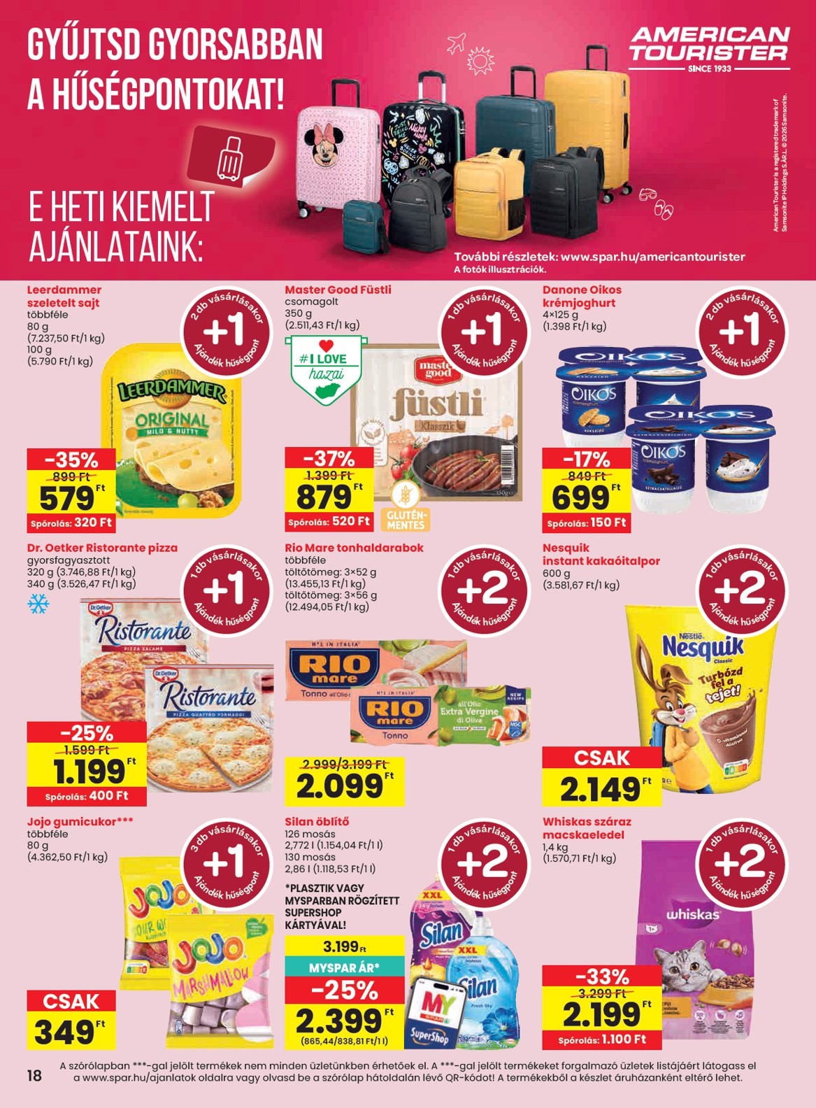 spar - SPAR hirdetmény a következő hétre csütörtöktől 2026.06.25.-tól szerdától 2026.07.01.-ig - page: 18