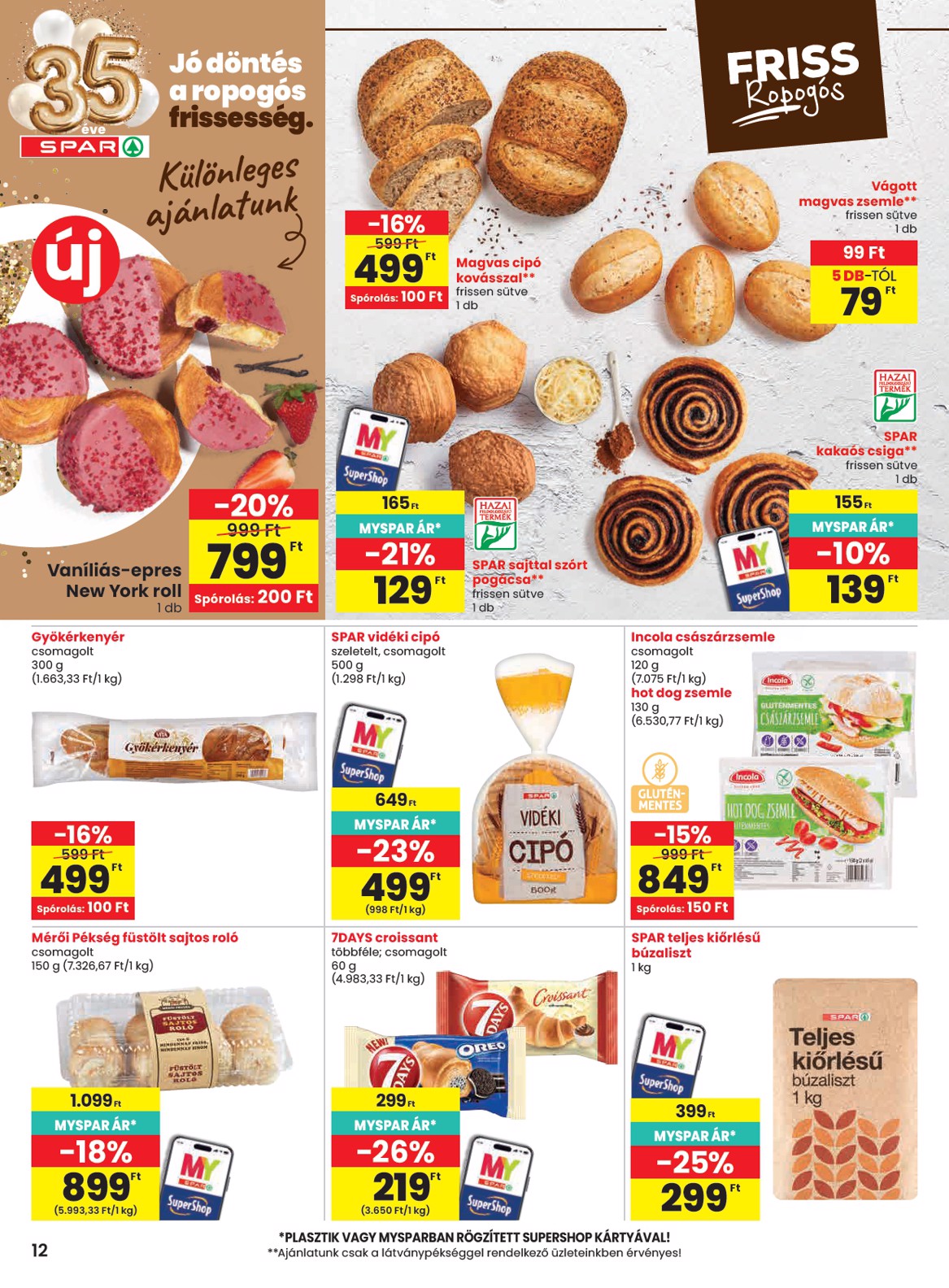 spar - SPAR hirdetmény a következő hétre csütörtöktől 2026.06.25.-tól szerdától 2026.07.01.-ig - page: 12