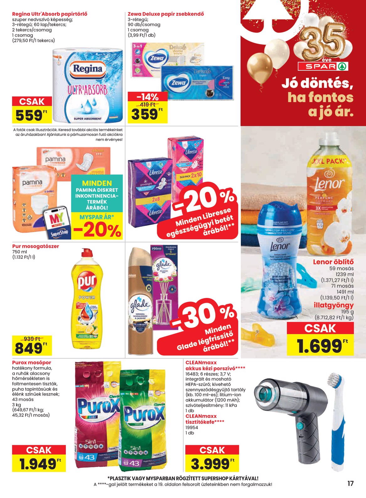 spar - SPAR hirdetmény a következő hétre csütörtöktől 2026.06.25.-tól szerdától 2026.07.01.-ig - page: 17