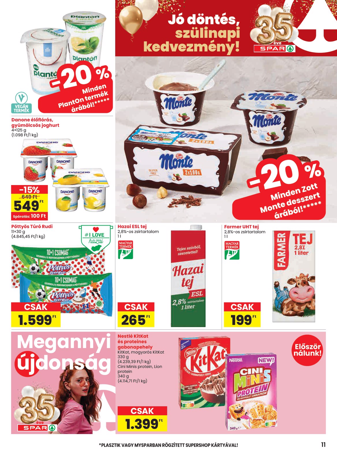 spar - SPAR hirdetmény a következő hétre csütörtöktől 2026.06.25.-tól szerdától 2026.07.01.-ig - page: 11