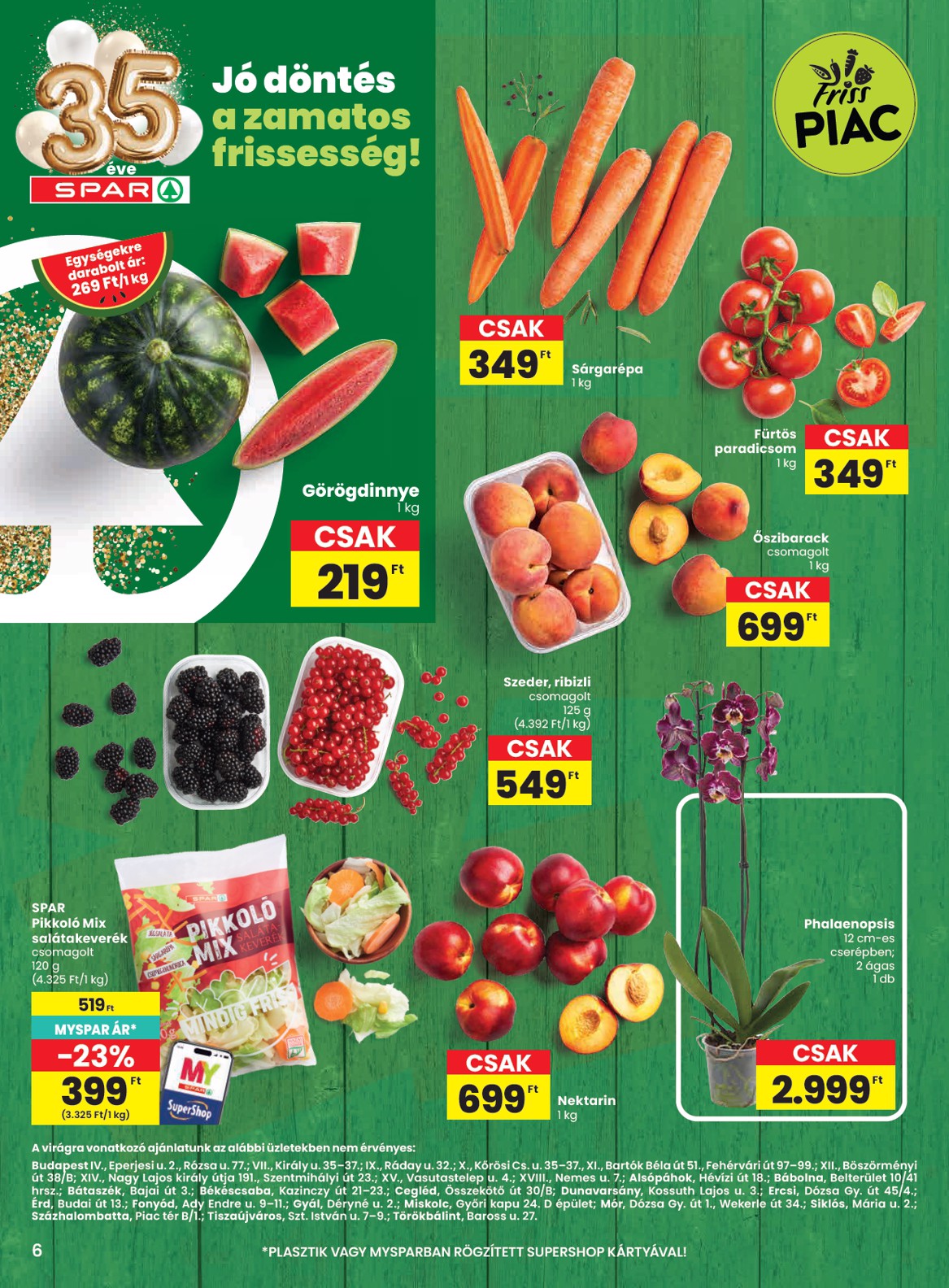 spar - SPAR hirdetmény a következő hétre csütörtöktől 2026.06.25.-tól szerdától 2026.07.01.-ig - page: 6