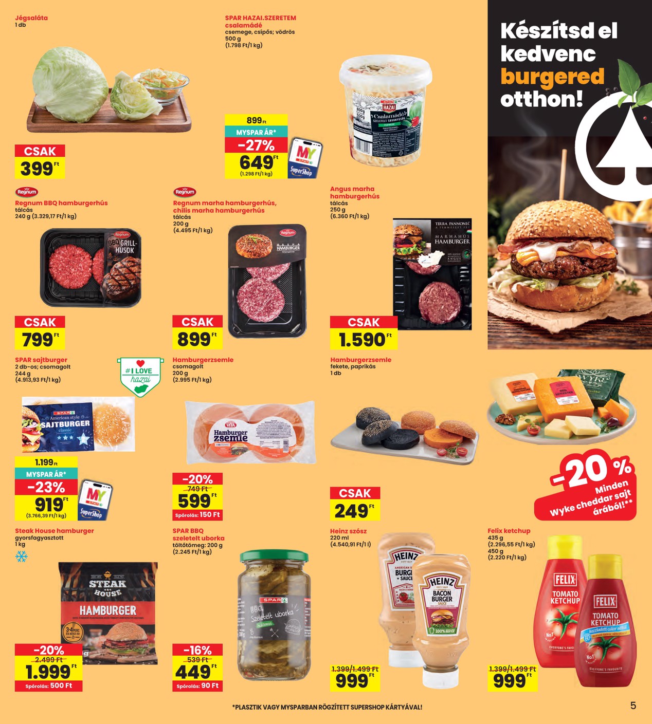 spar - INTERSPAR hirdetmény a következő hétre csütörtöktől 2026.06.25.-tól szerdától 2026.07.01.-ig - page: 5