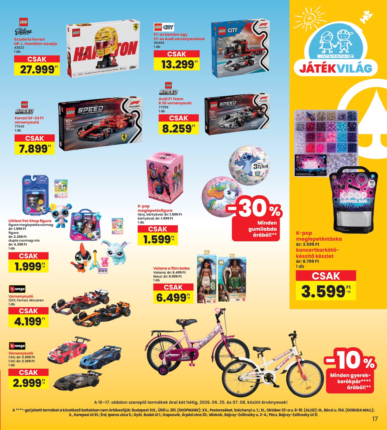 spar - INTERSPAR hirdetmény a következő hétre csütörtöktől 2026.06.25.-tól szerdától 2026.07.01.-ig - page: 17