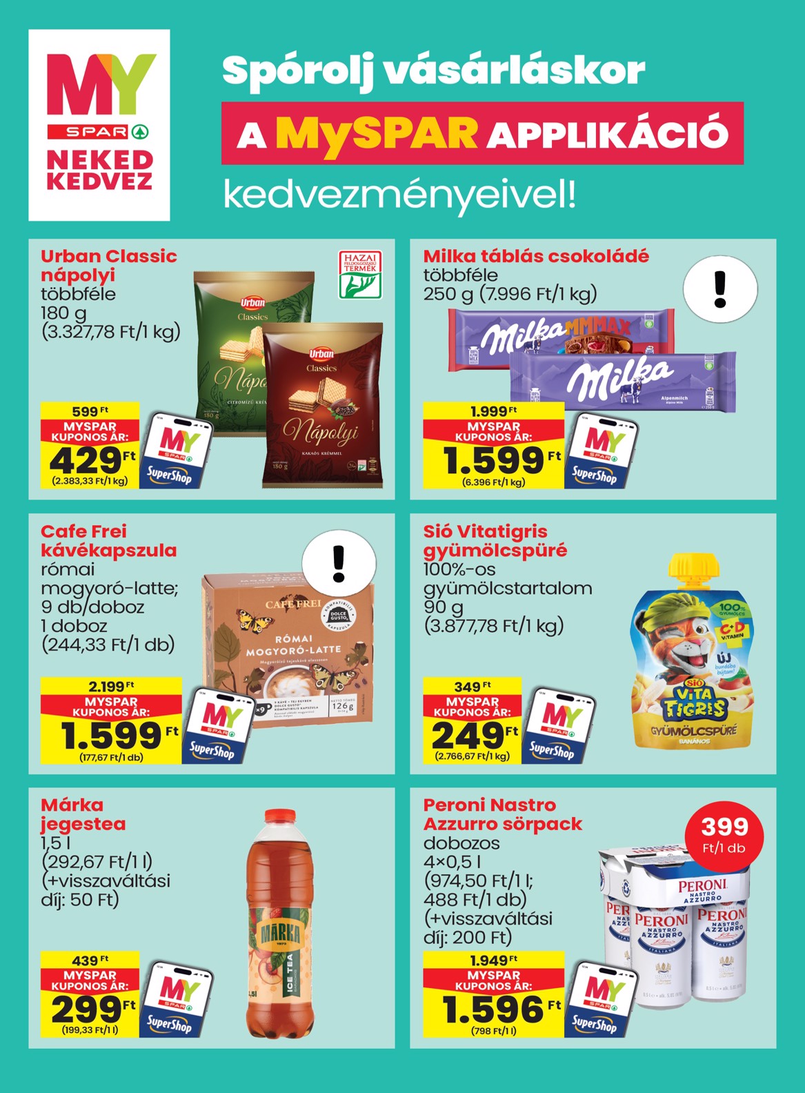 spar - Aktuális SPAR szórólap érvényes csütörtöktől 2026.07.16.-től szerdától 2026.07.22.-ig - page: 19