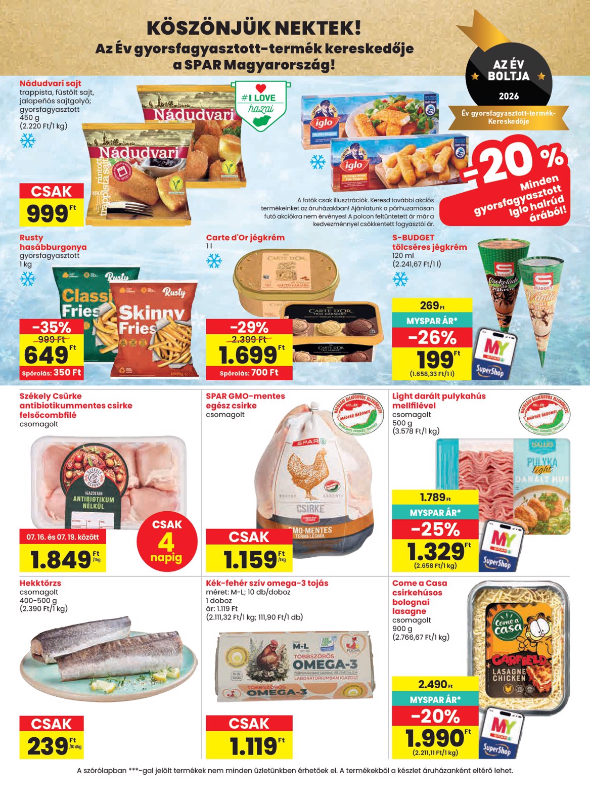 spar - Aktuális SPAR szórólap érvényes csütörtöktől 2026.07.16.-től szerdától 2026.07.22.-ig - page: 11