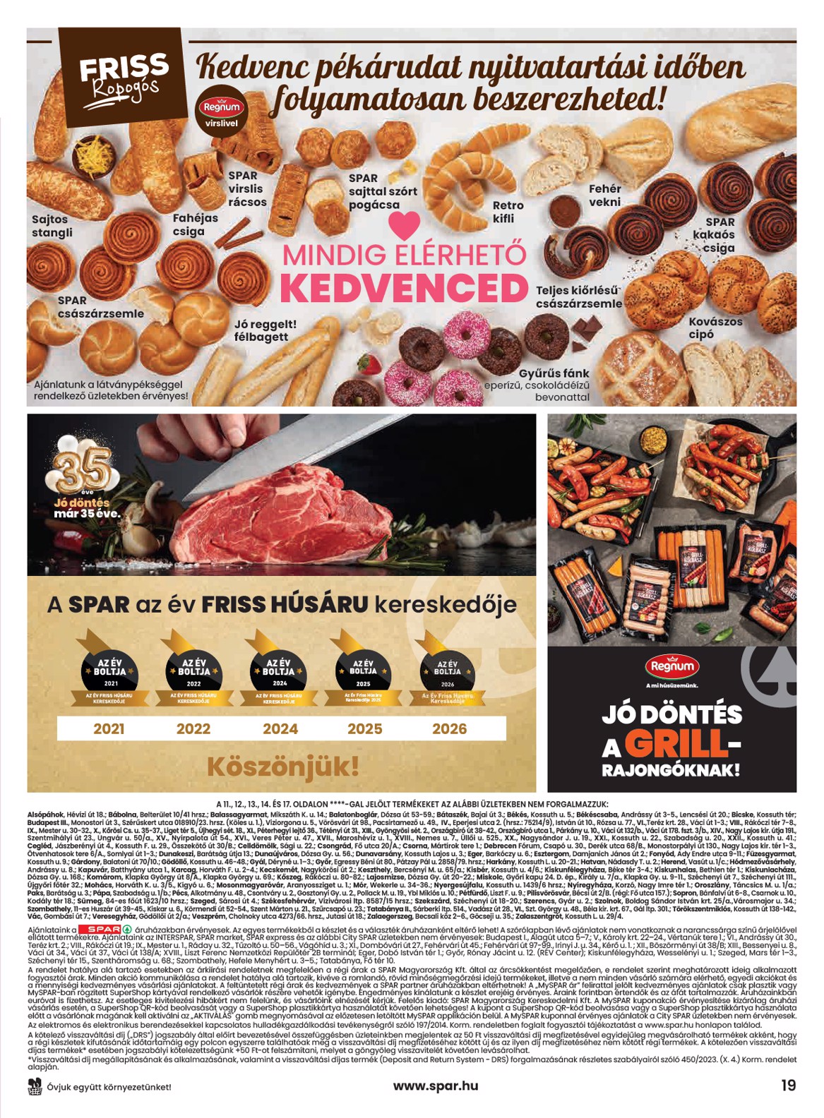 spar - SPAR hirdetmény a következő hétre csütörtöktől 2026.07.23.-tól szerdától 2026.07.29.-ig - page: 19
