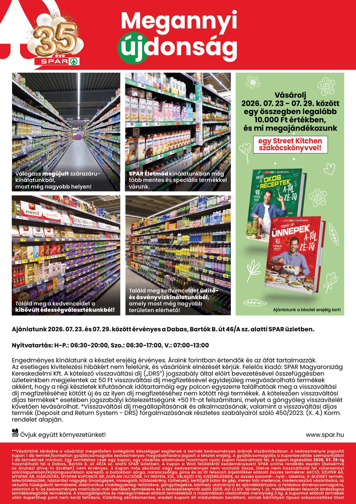 spar - SPAR - Dabas hirdetmény a következő hétre csütörtöktől 2026.07.23.-tól szerdától 2026.07.29.-ig - page: 2