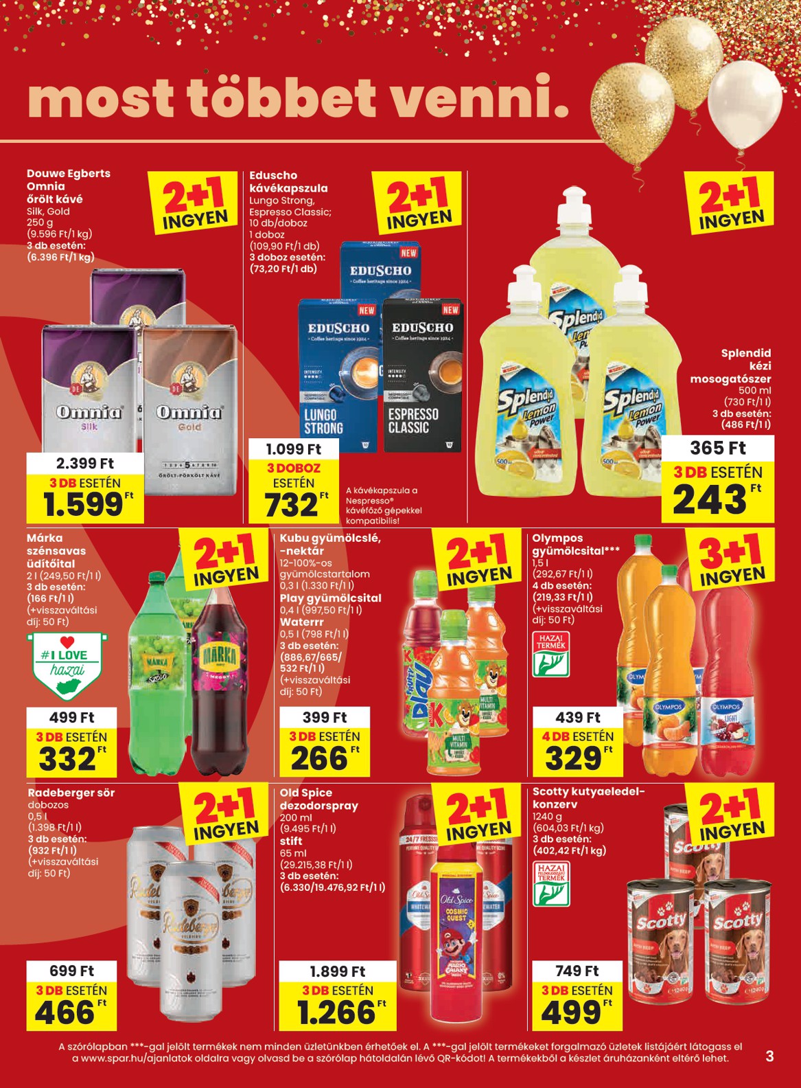 spar - SPAR hirdetmény a következő hétre csütörtöktől 2026.07.30.-tól szerdától 2026.08.05.-ig - page: 3