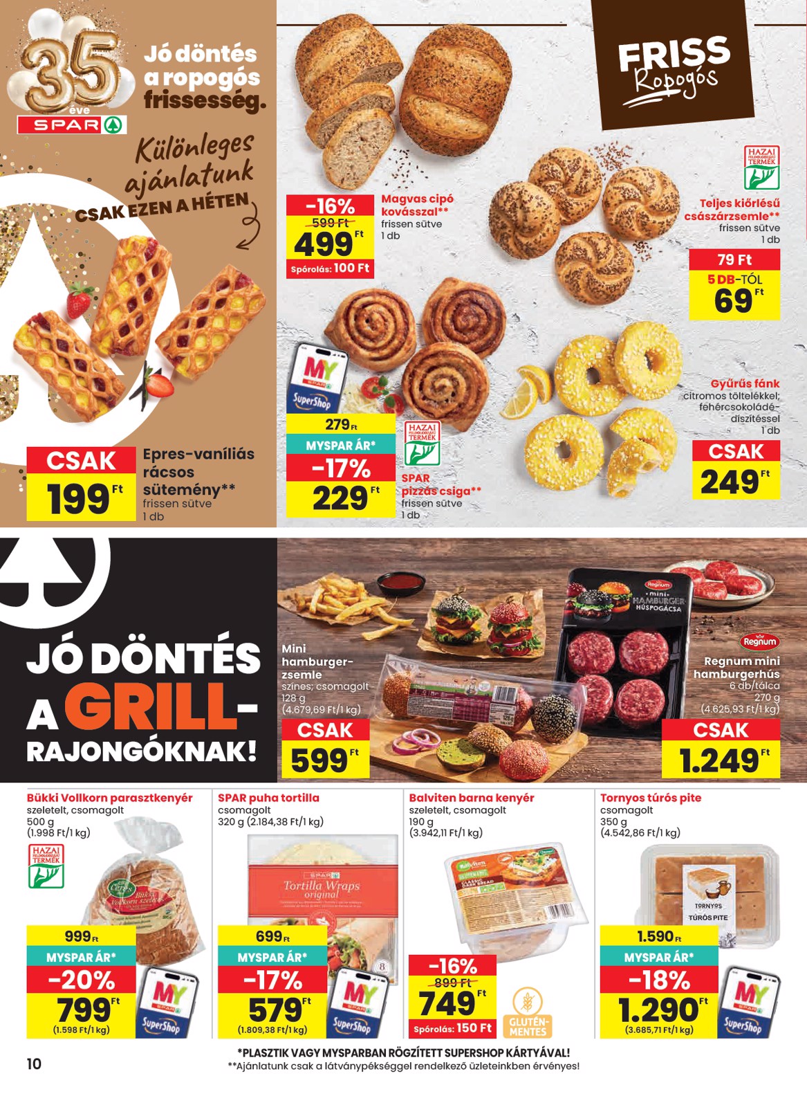 spar - SPAR hirdetmény a következő hétre csütörtöktől 2026.07.30.-tól szerdától 2026.08.05.-ig - page: 10