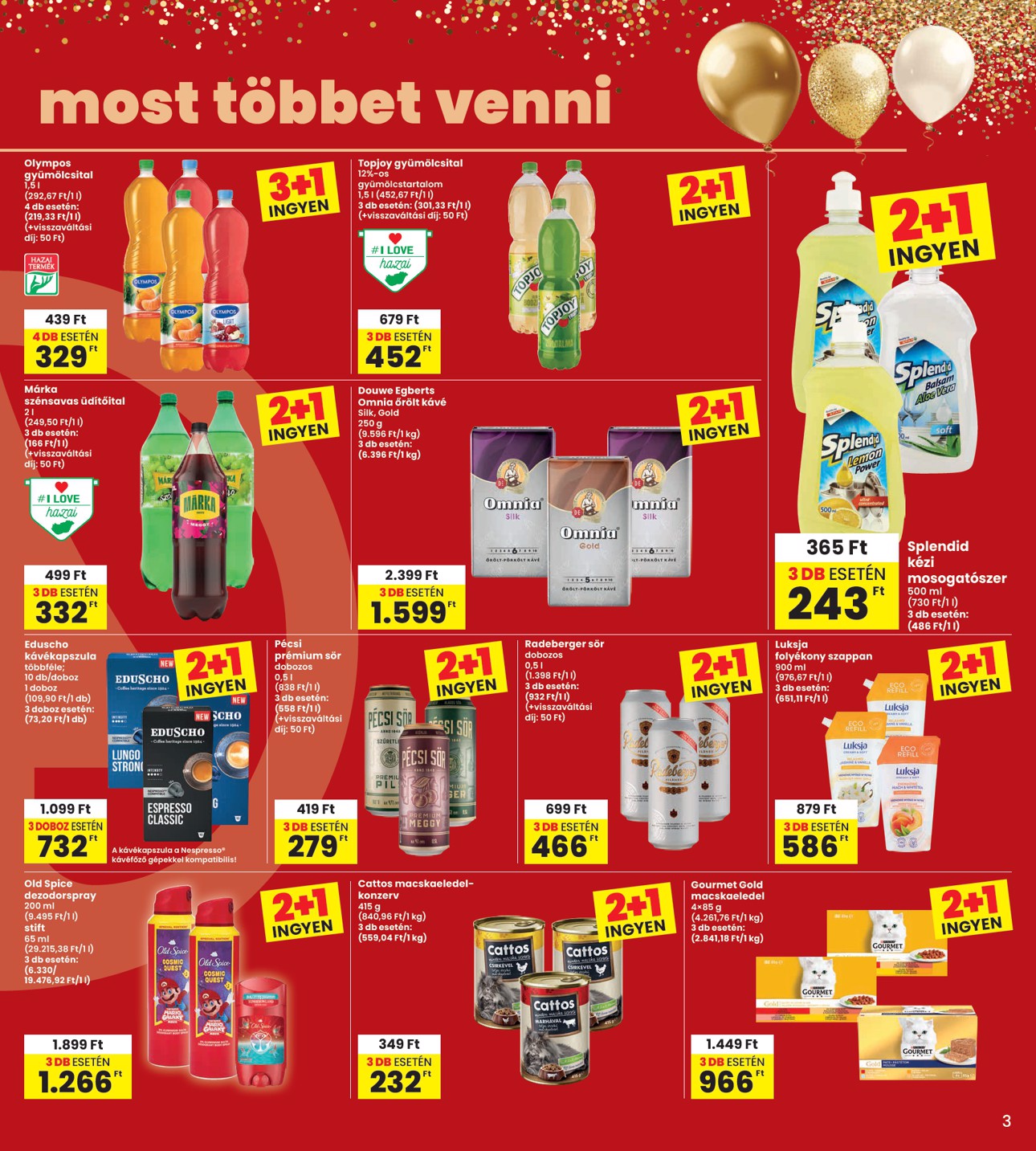 spar - SPAR - INTERSPAR hirdetmény a következő hétre csütörtöktől 2026.07.30.-tól szerdától 2026.08.05.-ig - page: 3