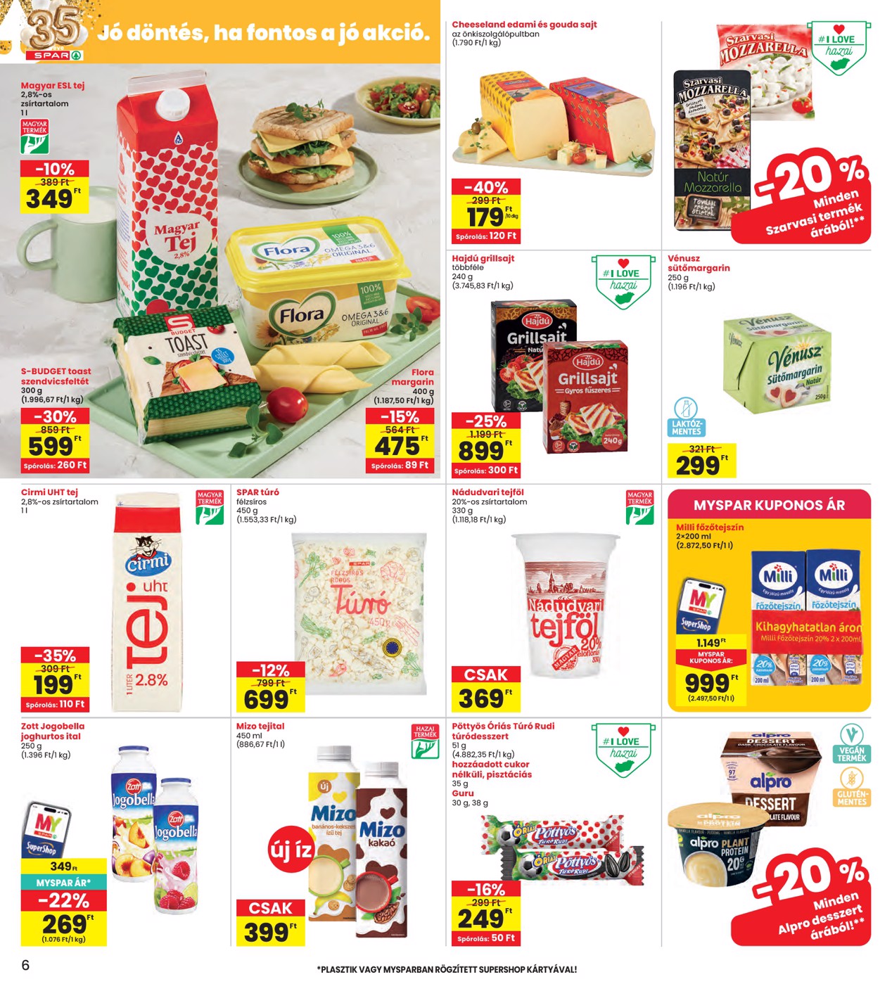 spar - INTERSPAR hirdetmény a következő hétre csütörtöktől 2026.08.06.-tól szerdától 2026.08.12.-ig - page: 6