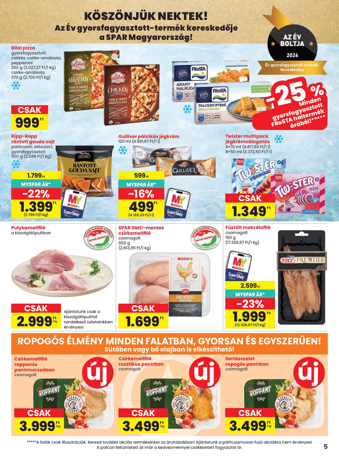 spar - SPAR hirdetmény a következő hétre csütörtöktől 2026.08.06.-tól szerdától 2026.08.12.-ig - page: 5