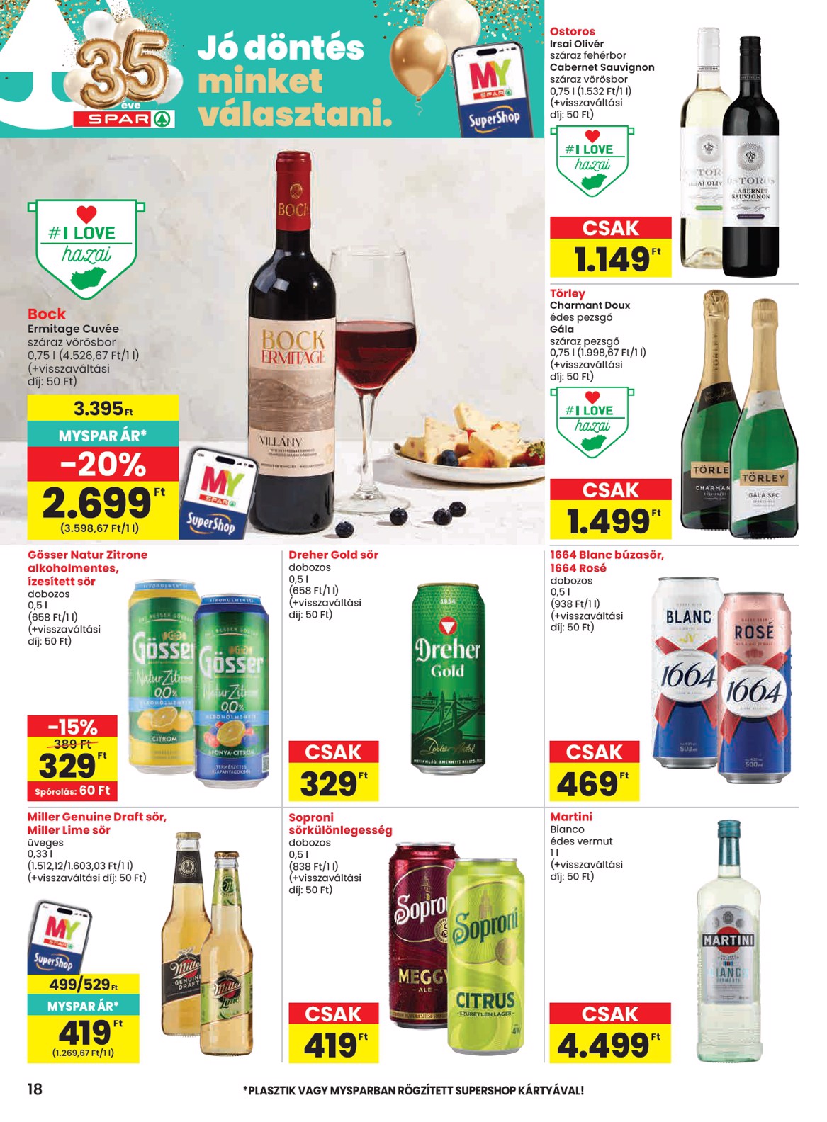 spar - SPAR hirdetmény a következő hétre csütörtöktől 2026.09.10.-tól szerdától 2026.09.16.-ig - page: 18