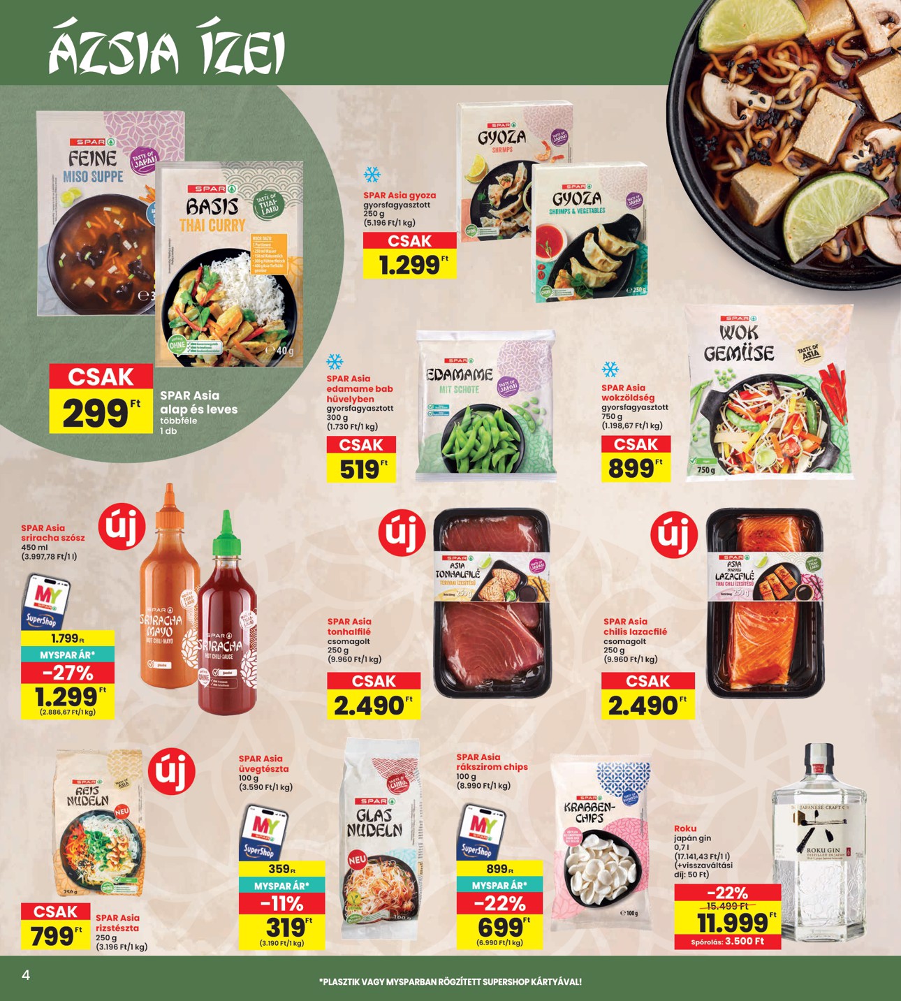 spar - INTERSPAR hirdetmény a következő hétre csütörtöktől 2026.09.10.-tól szerdától 2026.09.16.-ig - page: 4