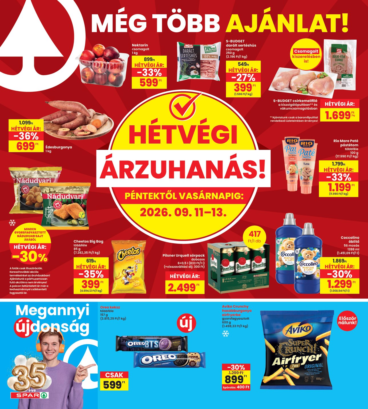 spar - INTERSPAR hirdetmény a következő hétre csütörtöktől 2026.09.10.-tól szerdától 2026.09.16.-ig - page: 24