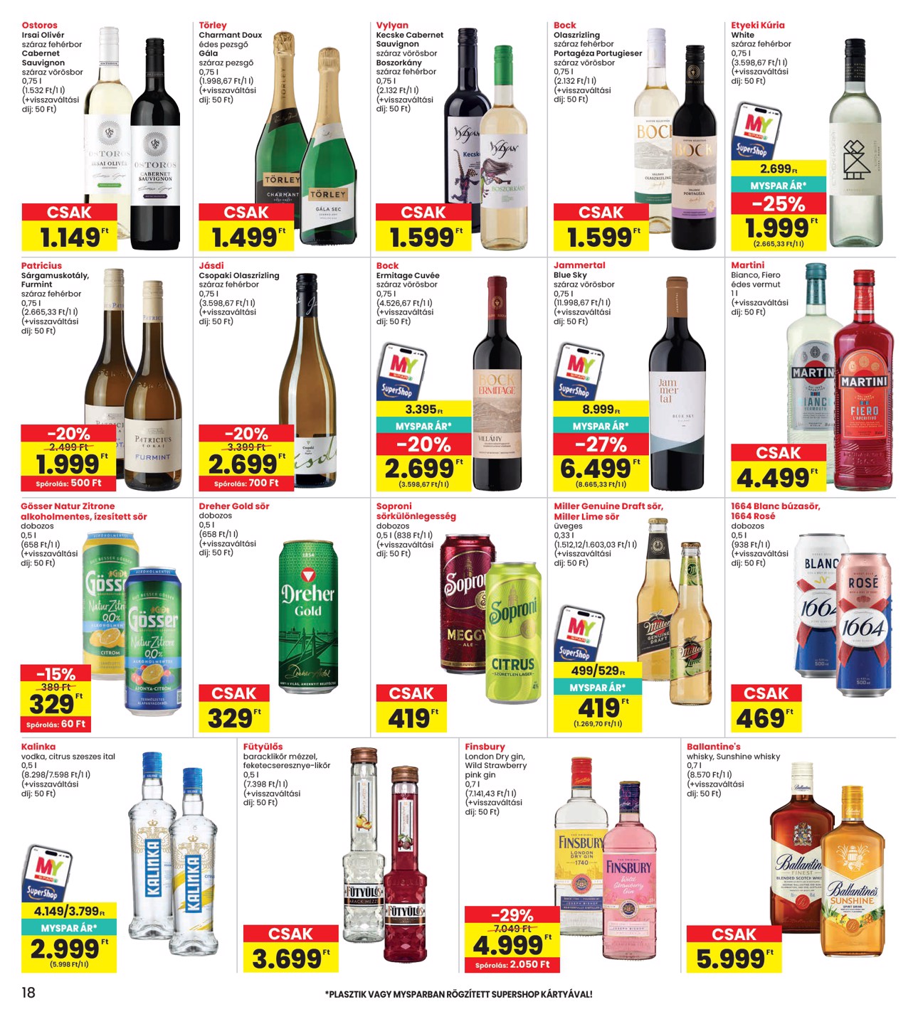 spar - INTERSPAR hirdetmény a következő hétre csütörtöktől 2026.09.10.-tól szerdától 2026.09.16.-ig - page: 18