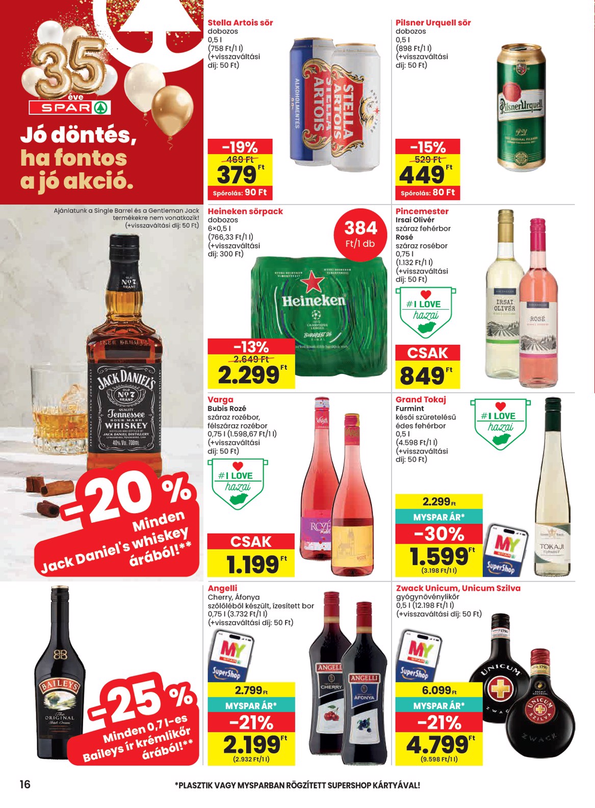 spar - SPAR hirdetmény a következő hétre csütörtöktől 2026.09.17.-tól szerdától 2026.09.23.-ig - page: 16
