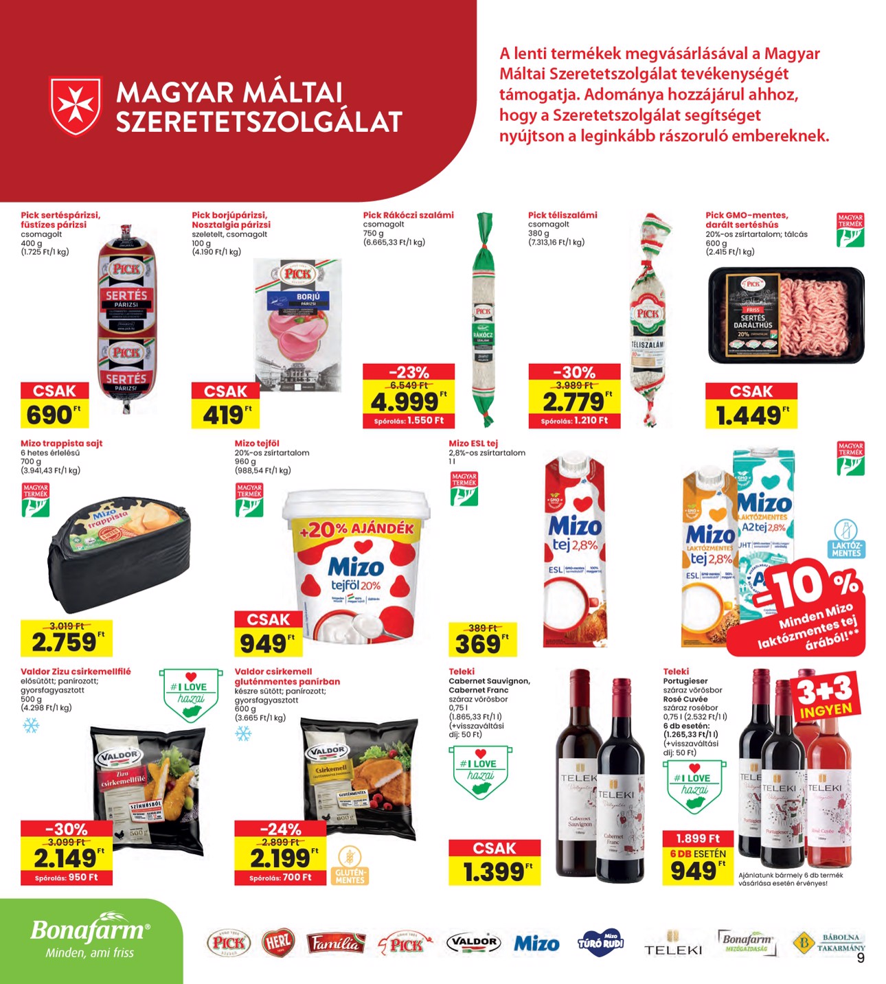 spar - INTERSPAR hirdetmény a következő hétre csütörtöktől 2026.09.17.-tól szerdától 2026.09.23.-ig - page: 9