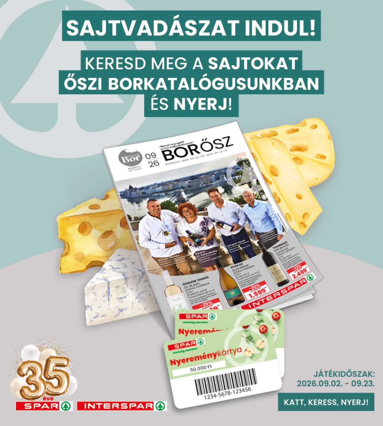 spar - Aktuális INTERSPAR szórólap érvényes csütörtöktől 2026.09.17.-től szerdától 2026.09.23.-ig - page: 29