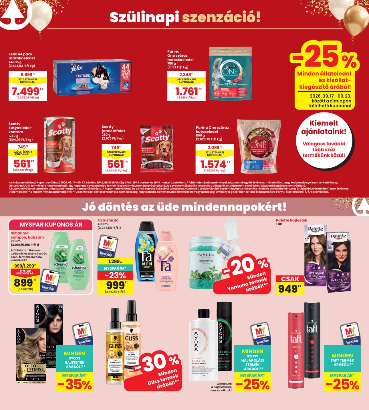 spar - Aktuális INTERSPAR szórólap érvényes csütörtöktől 2026.09.17.-től szerdától 2026.09.23.-ig - page: 31