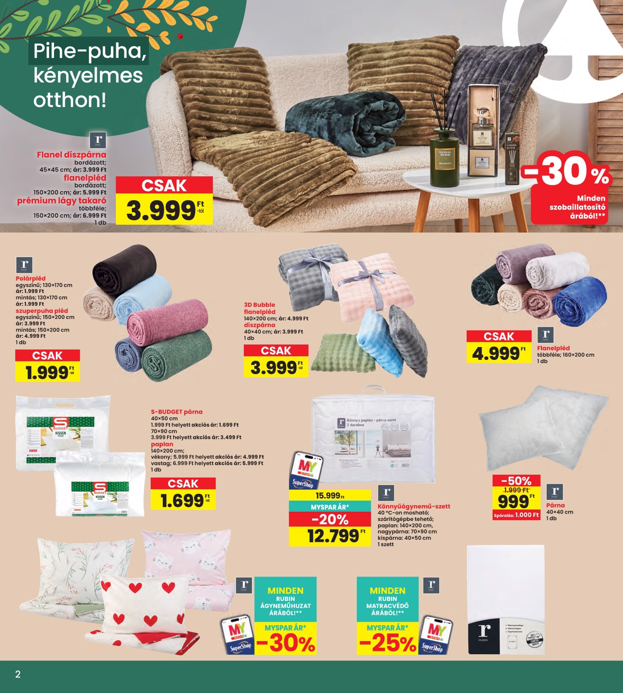spar - Aktuális INTERSPAR - Home katalógus szórólap érvényes csütörtöktől 2026.09.17.-től szerdától 2026.09.30.-ig - page: 2