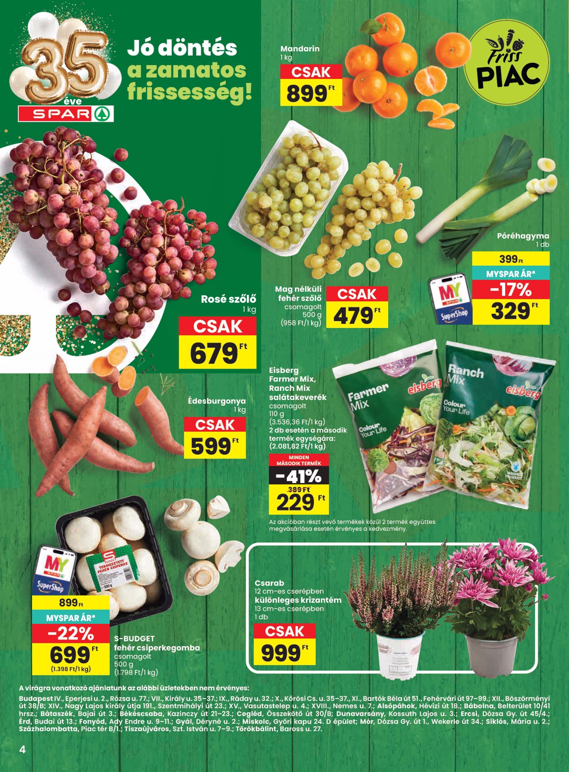 spar - SPAR hirdetmény a következő hétre csütörtöktől 2026.09.24.-tól szerdától 2026.09.30.-ig - page: 4