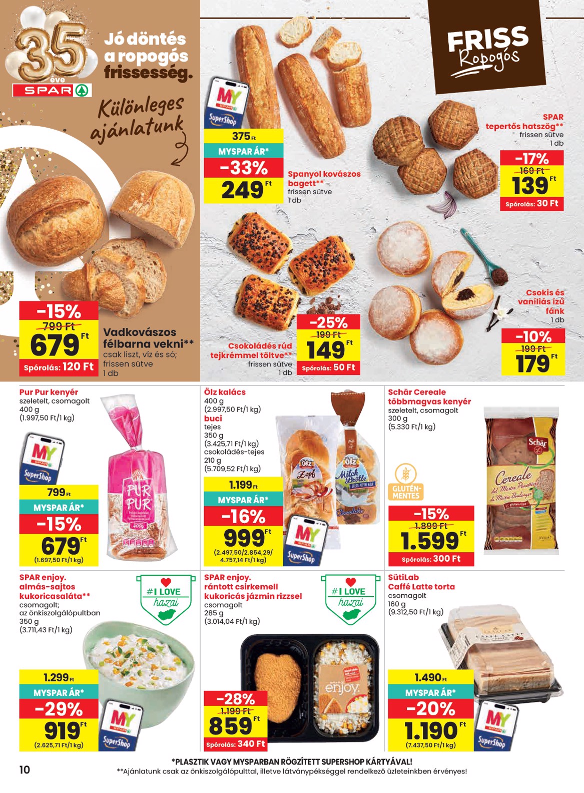 spar - SPAR hirdetmény a következő hétre csütörtöktől 2026.09.24.-tól szerdától 2026.09.30.-ig - page: 10