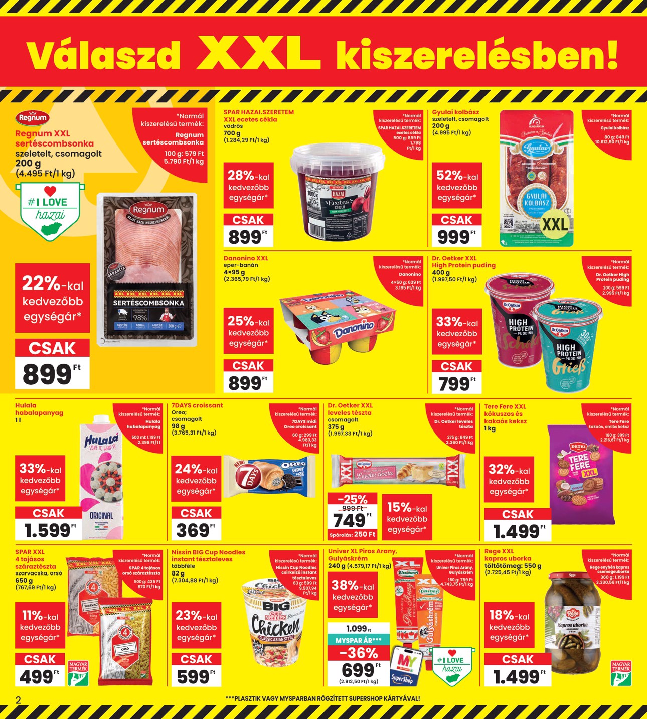 spar - INTERSPAR hirdetmény a következő hétre csütörtöktől 2026.09.24.-tól szerdától 2026.09.30.-ig - page: 2