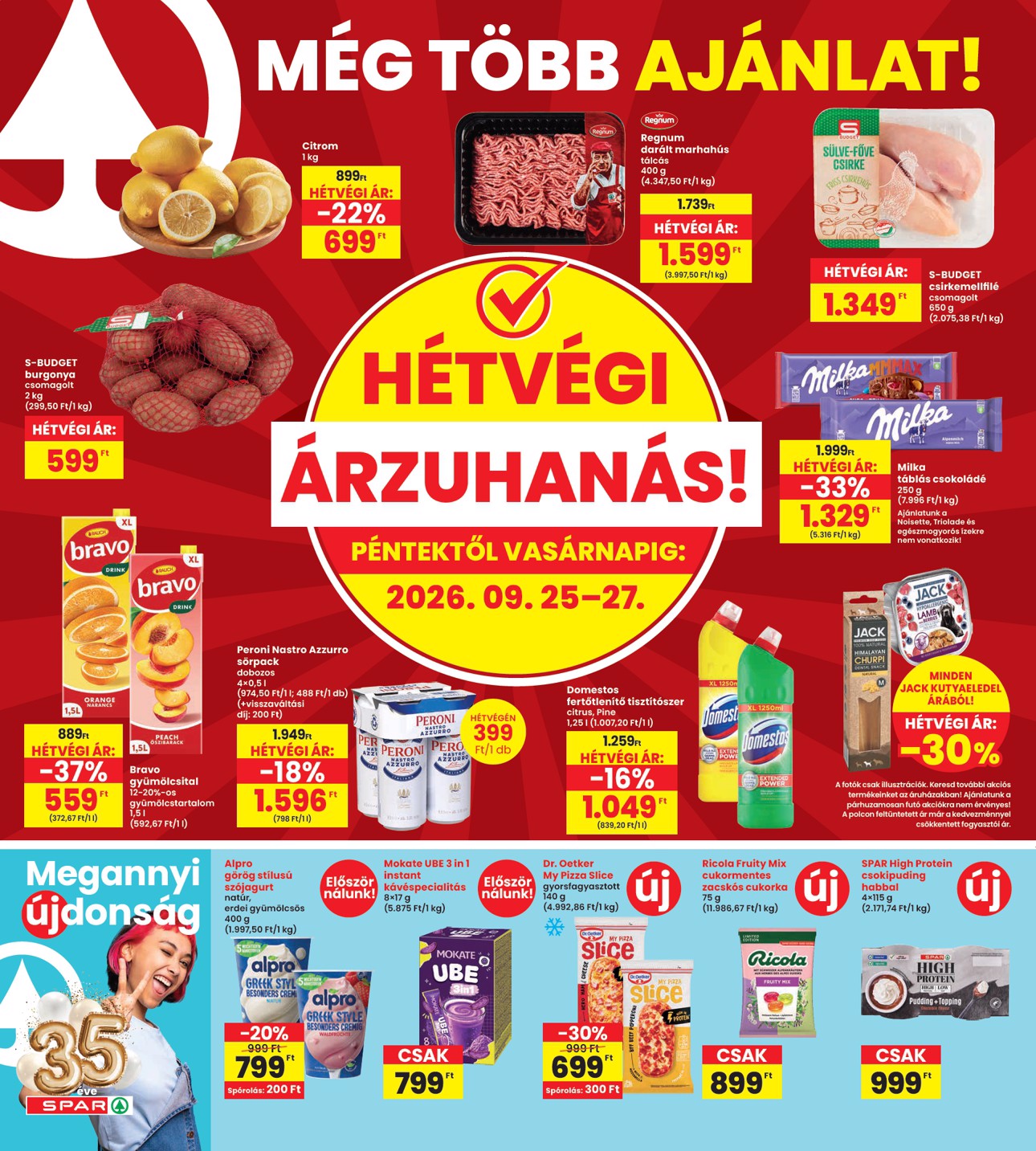 spar - INTERSPAR hirdetmény a következő hétre csütörtöktől 2026.09.24.-tól szerdától 2026.09.30.-ig - page: 20