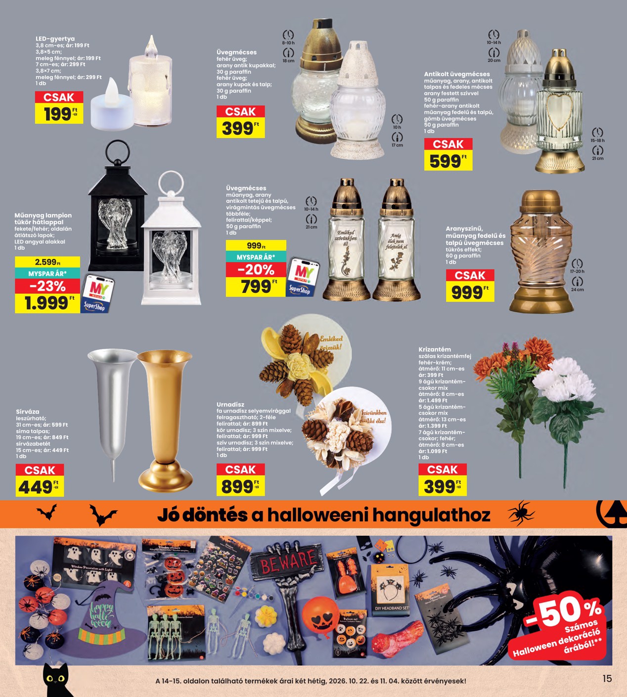 spar - INTERSPAR hirdetmény a következő hétre csütörtöktől 2026.10.22.-tól szerdától 2026.10.28.-ig - page: 15