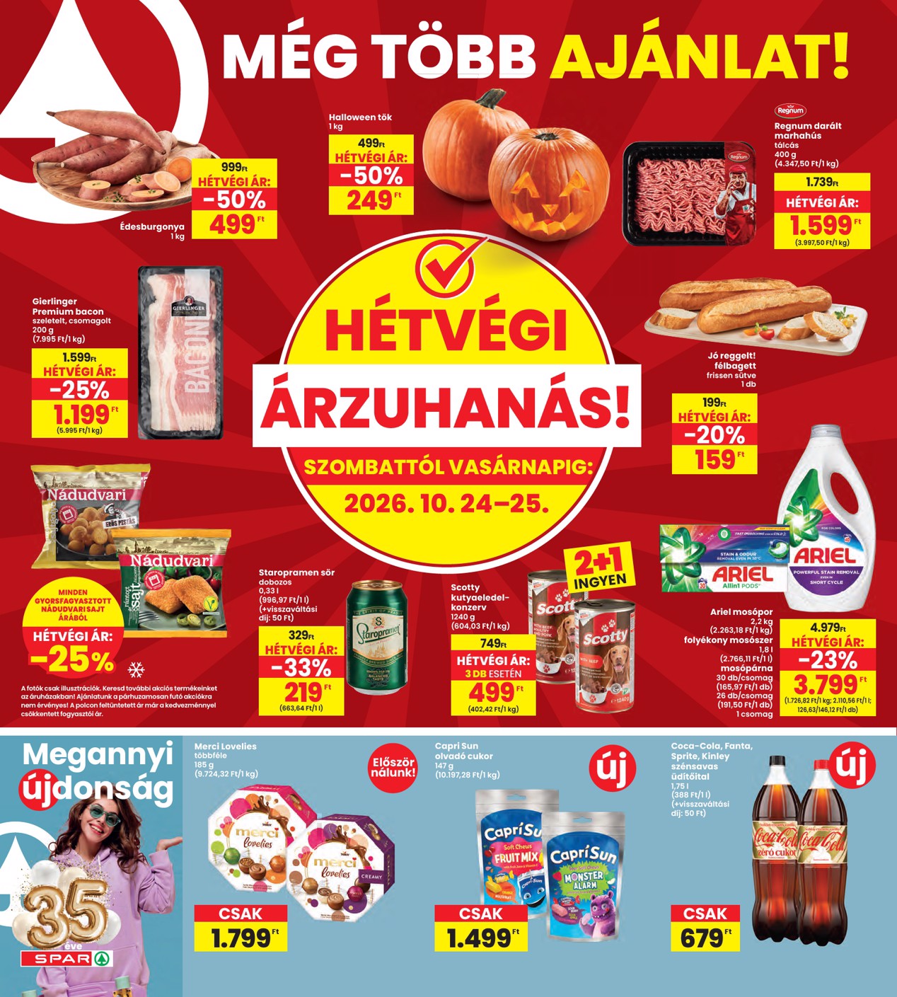 spar - INTERSPAR hirdetmény a következő hétre csütörtöktől 2026.10.22.-tól szerdától 2026.10.28.-ig - page: 20