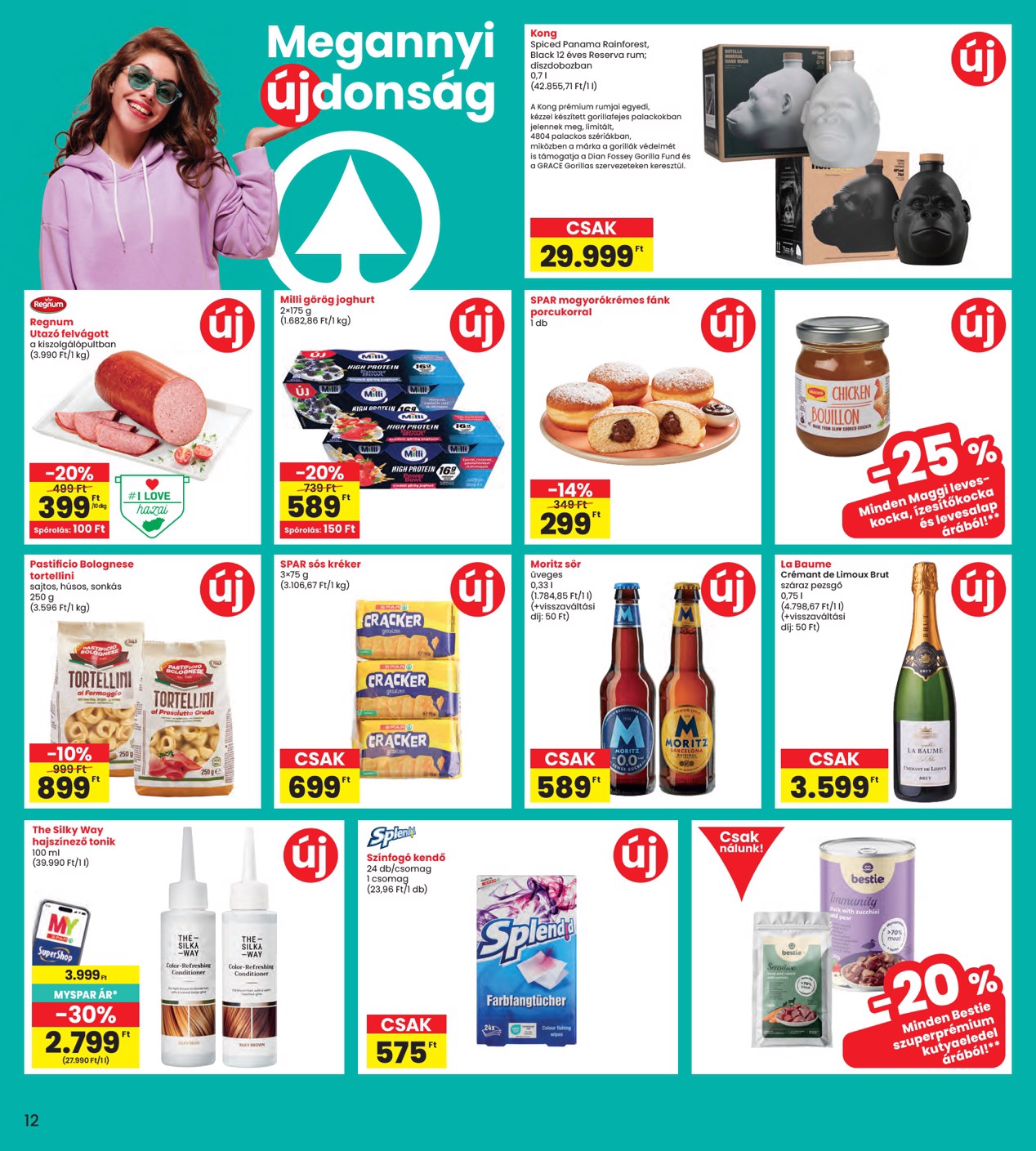spar - INTERSPAR hirdetmény a következő hétre csütörtöktől 2026.10.22.-tól szerdától 2026.10.28.-ig - page: 12
