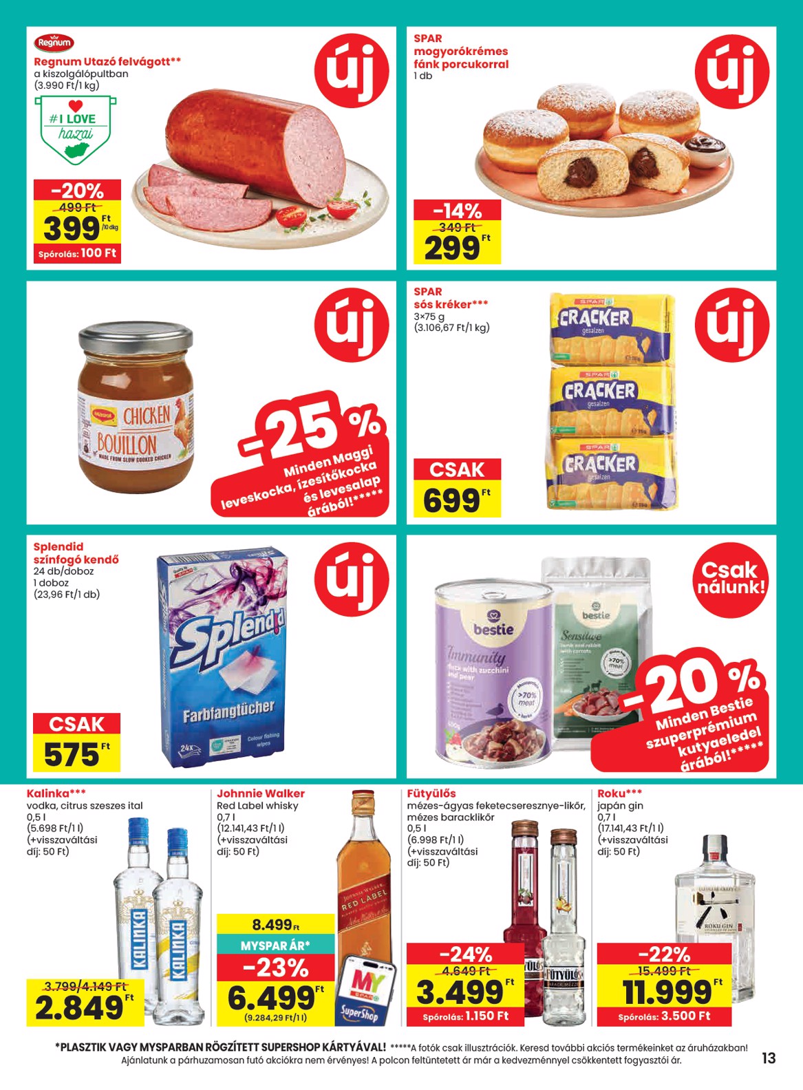 spar - SPAR hirdetmény a következő hétre csütörtöktől 2026.10.22.-tól szerdától 2026.10.28.-ig - page: 13