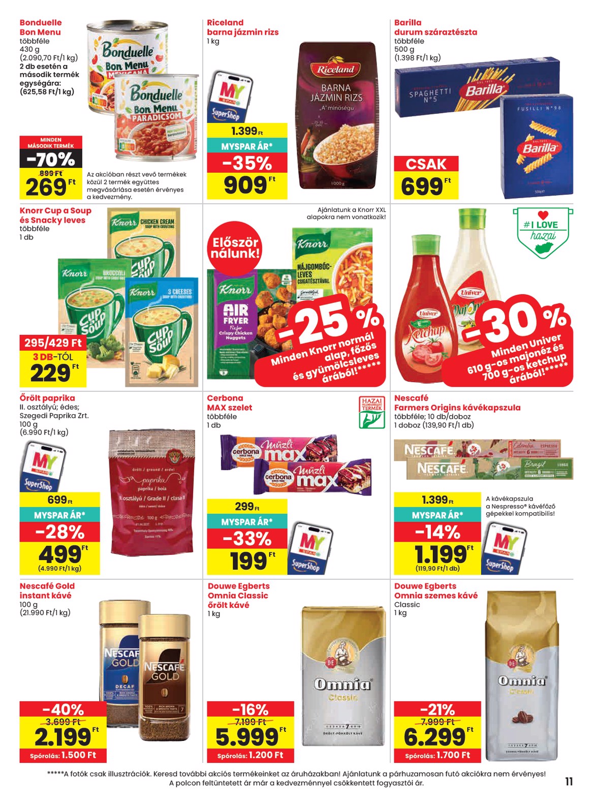 spar - SPAR hirdetmény a következő hétre csütörtöktől 2026.10.22.-tól szerdától 2026.10.28.-ig - page: 11