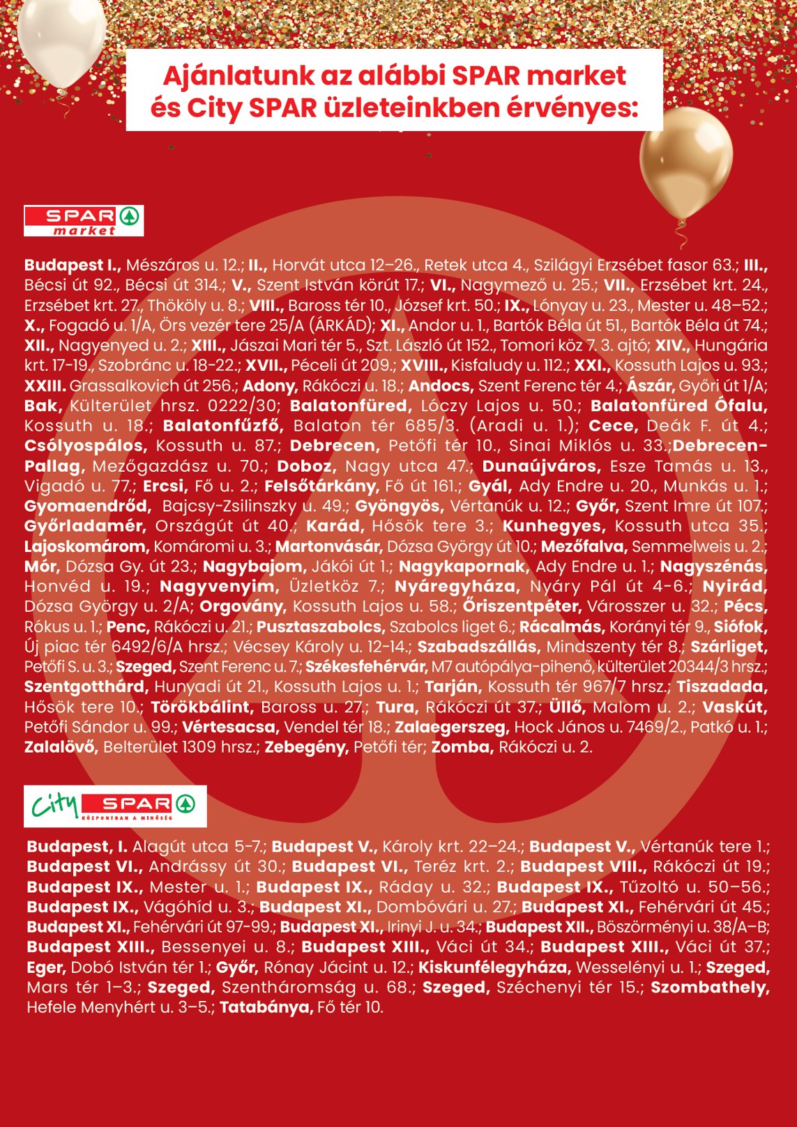 spar - SPAR - Market, City hirdetmény a következő hétre csütörtöktől 2026.10.22.-tól szerdától 2026.10.28.-ig - page: 3