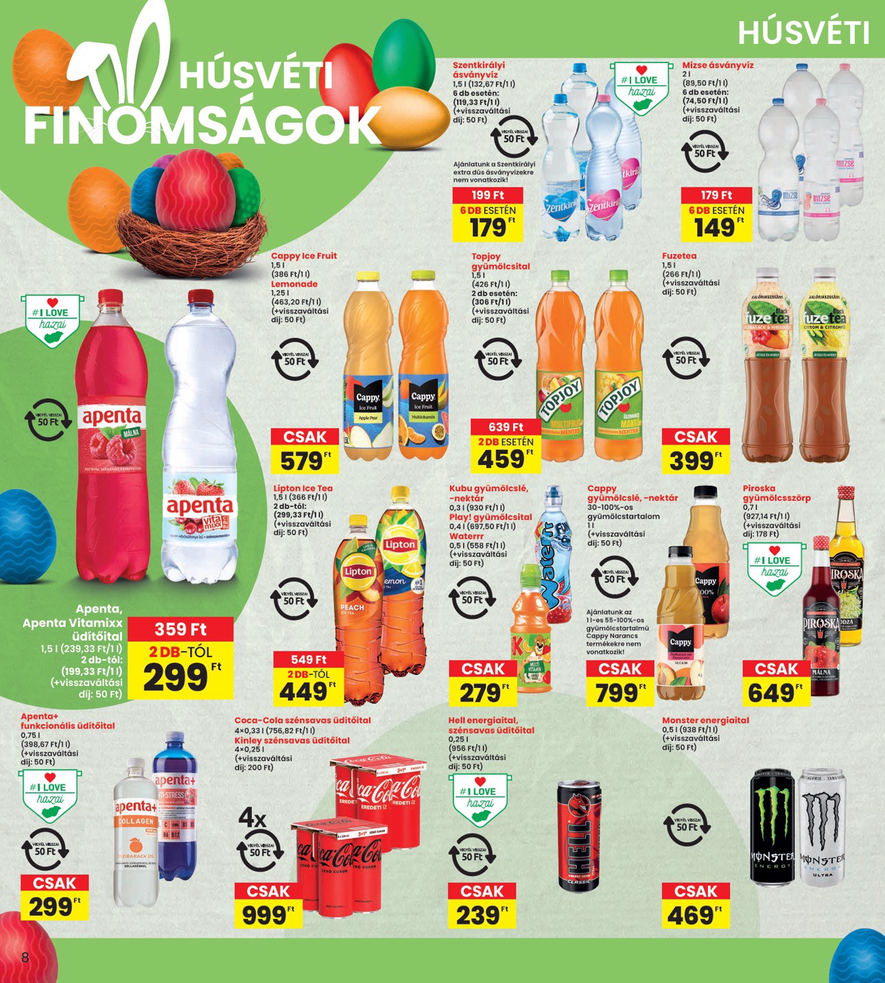spar - INTERSPAR akciós újság, érvényes 04.15. - 04.22. - page: 8