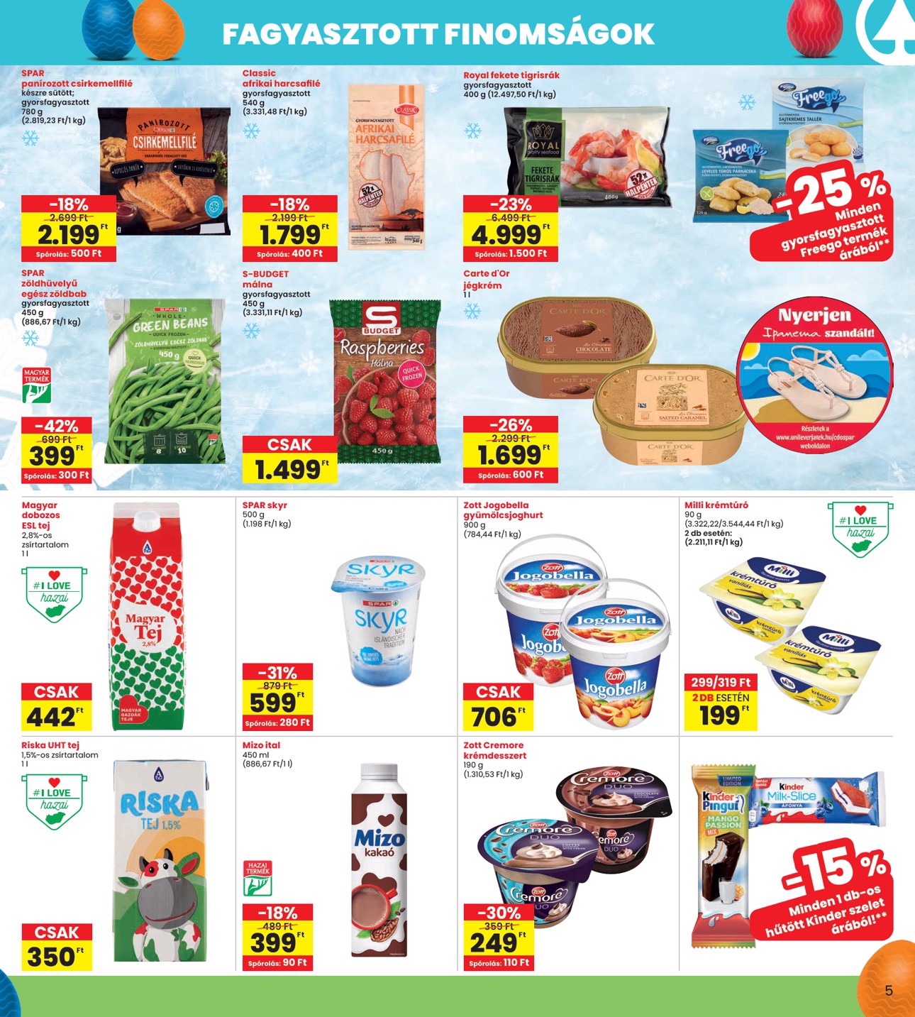 spar - INTERSPAR akciós újság, érvényes 04.15. - 04.22. - page: 5