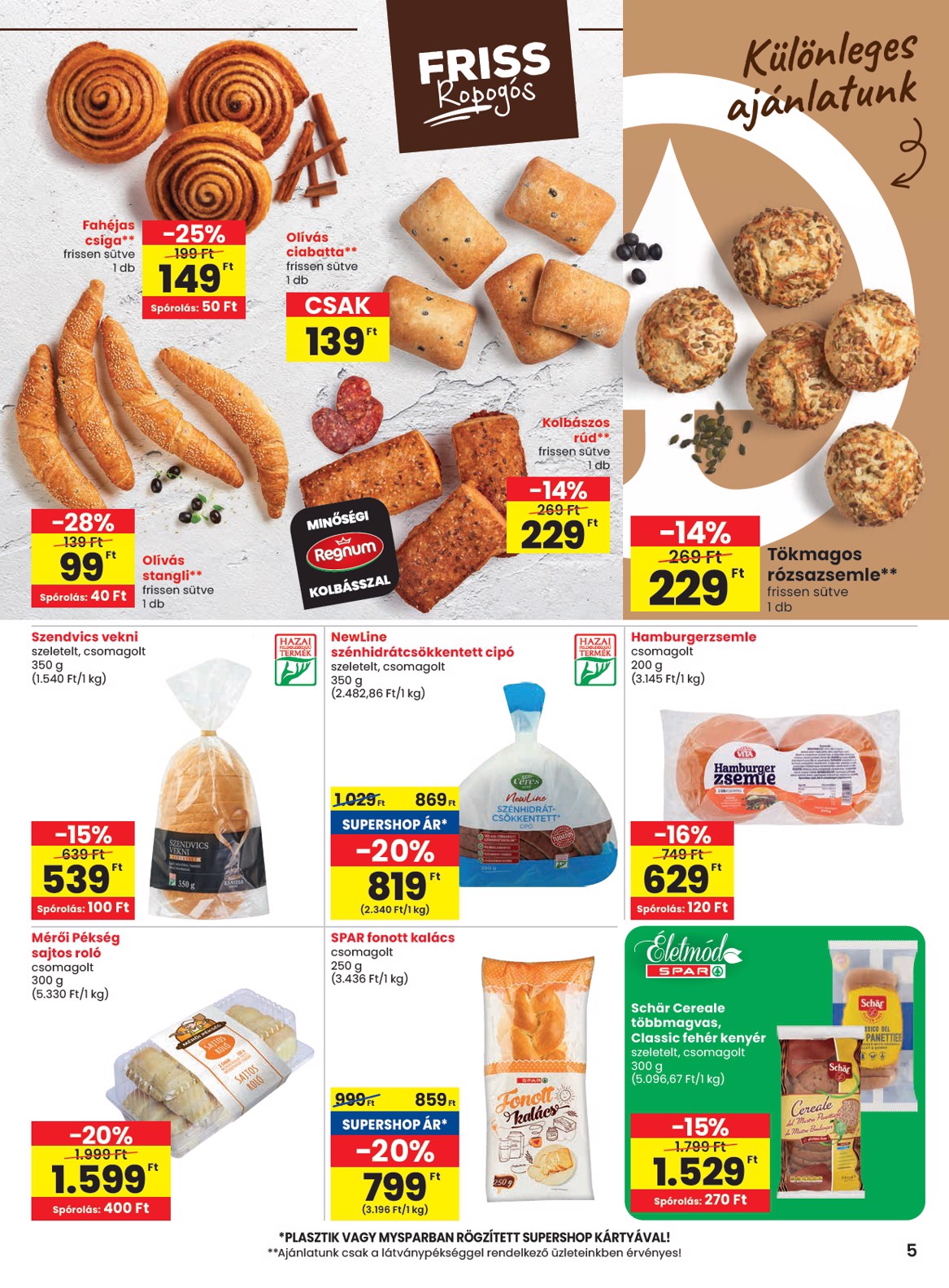 spar - SPAR akciós újság, érvényes 05.08. - 05.14. - page: 5