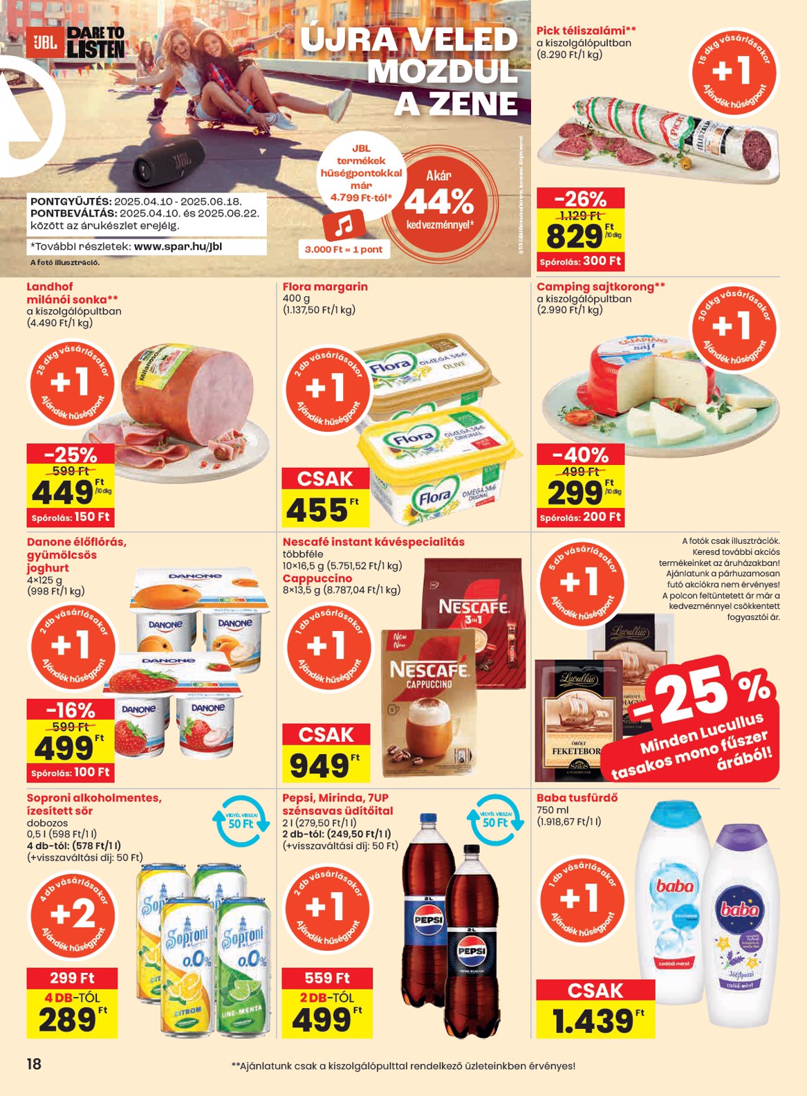 spar - SPAR - Hősök tere üzletnyitás akciós újság, érvényes 05.29. - 06.04. - page: 18