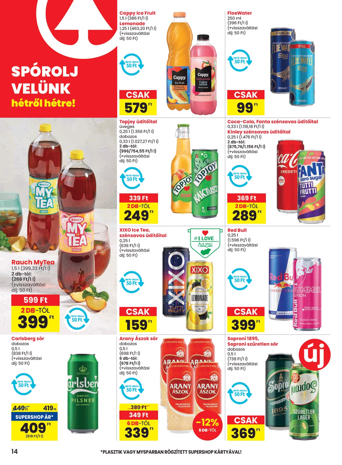 spar - SPAR - Hősök tere üzletnyitás akciós újság, érvényes 05.29. - 06.04. - page: 14