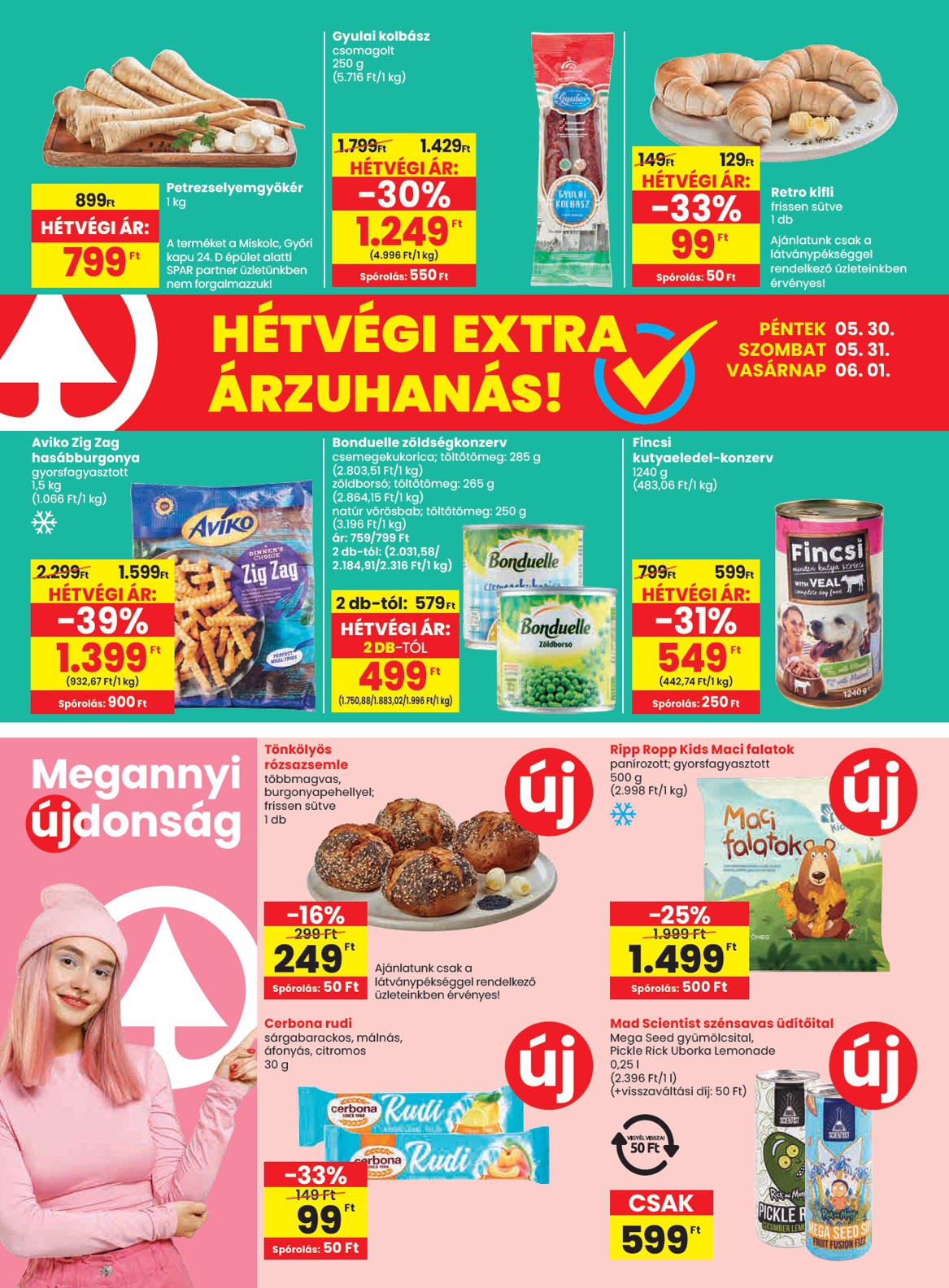spar - SPAR - Hősök tere üzletnyitás akciós újság, érvényes 05.29. - 06.04. - page: 20