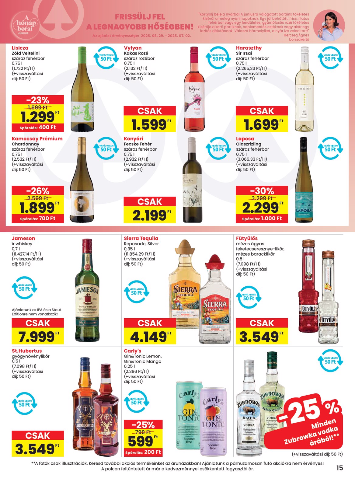 spar - SPAR - Hősök tere üzletnyitás akciós újság, érvényes 05.29. - 06.04. - page: 15