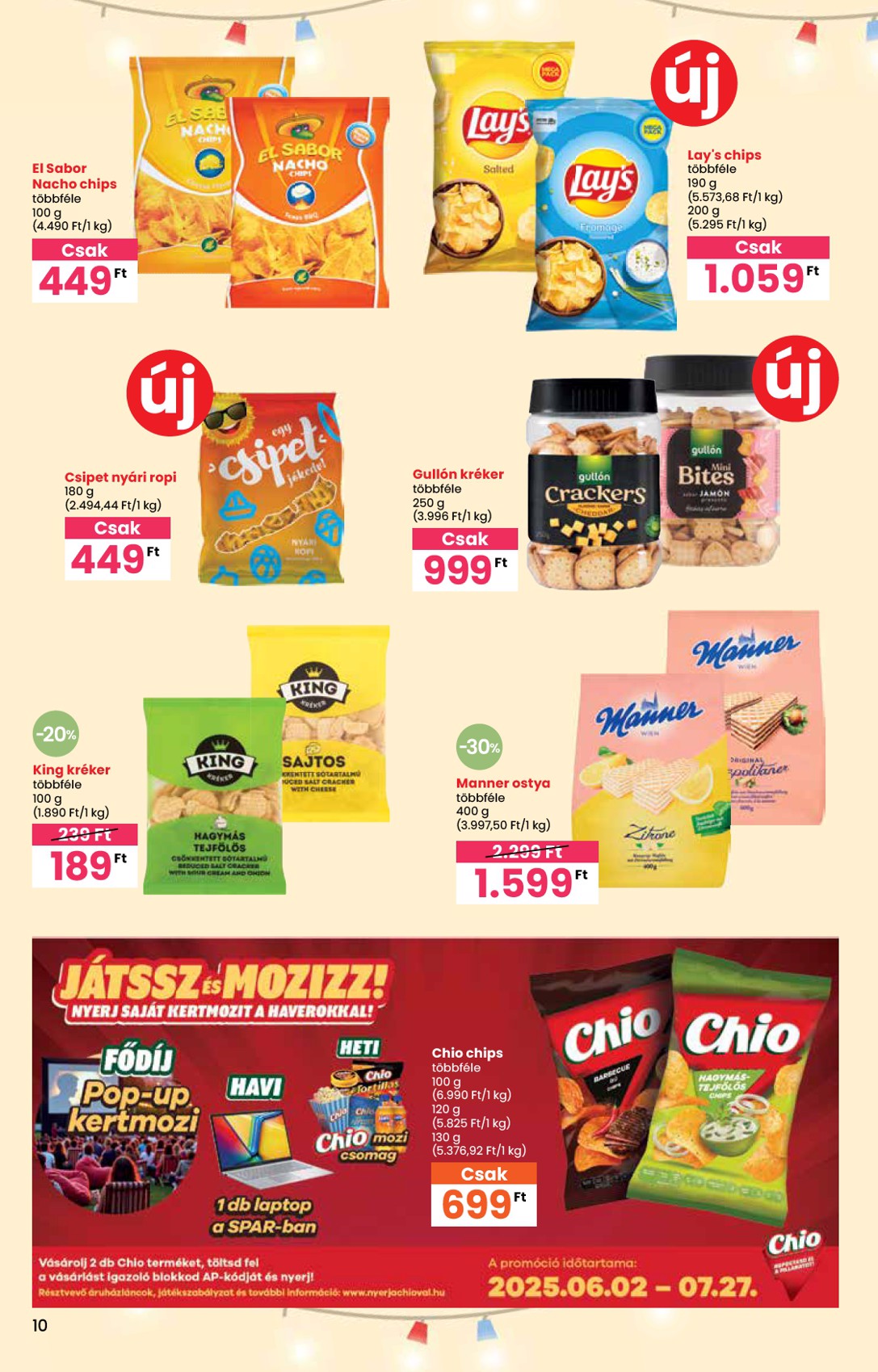 spar - SPAR - Kerti party akciós újság, érvényes 06.06. - 06.25. - page: 10