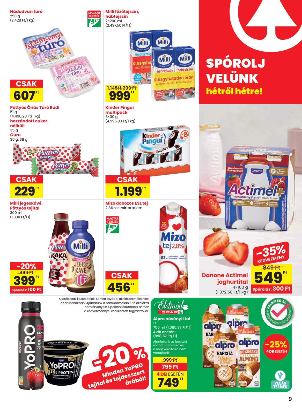 spar - SPAR akciós újság, érvényes 06.05. - 06.11. - page: 9