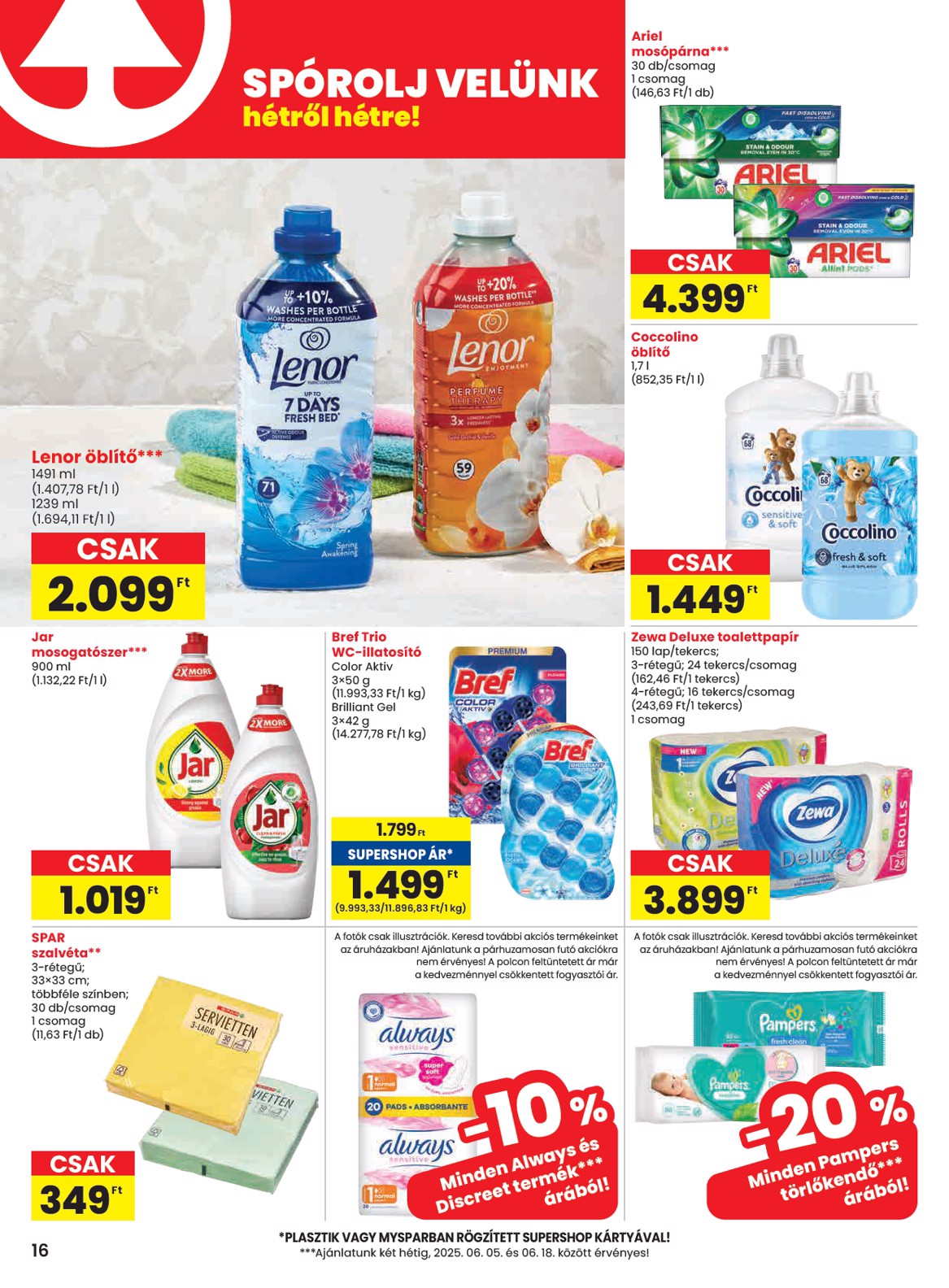 spar - SPAR akciós újság, érvényes 06.05. - 06.11. - page: 16