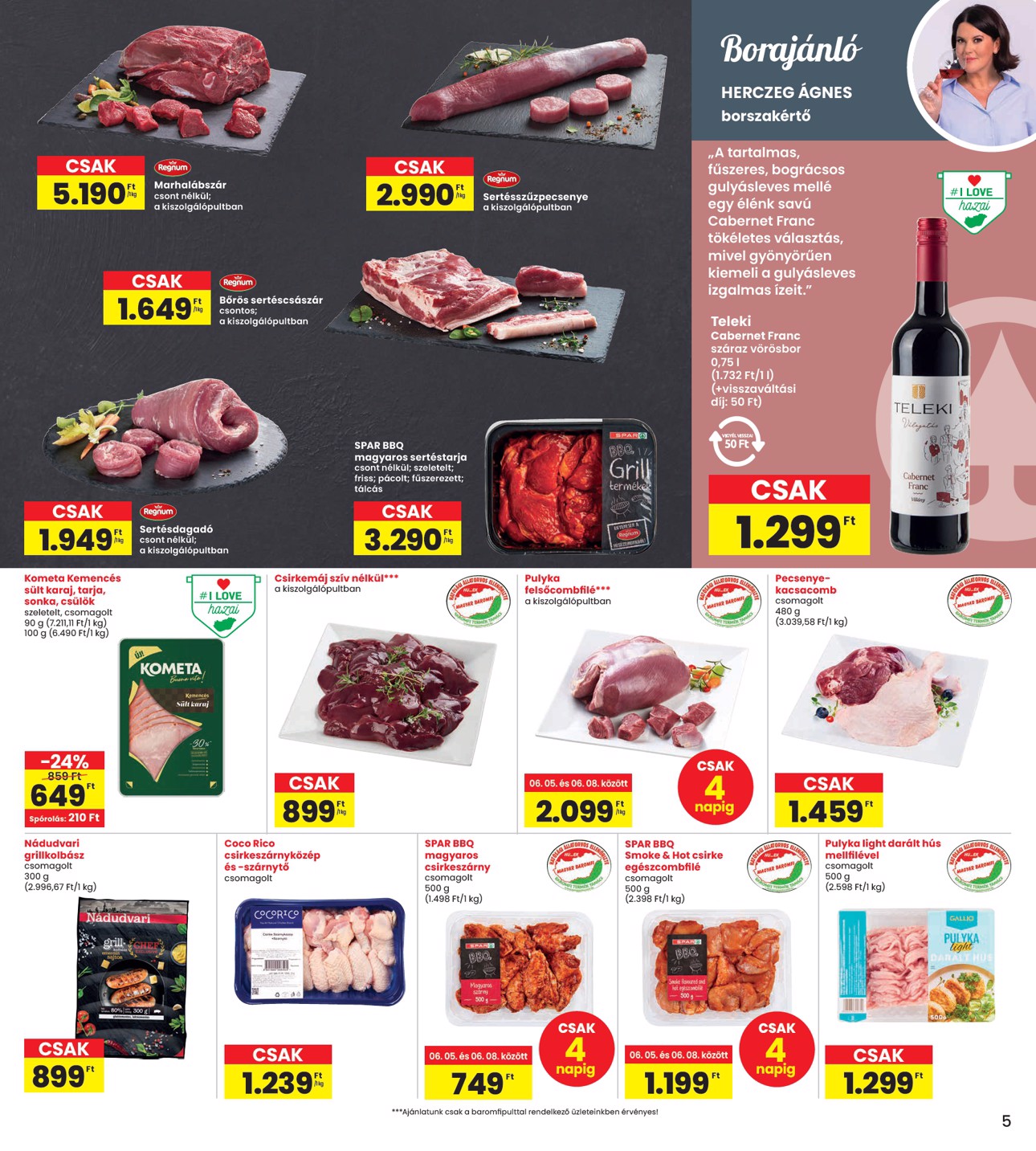 spar - INTERSPAR akciós újság, érvényes 06.05. - 06.11. - page: 5