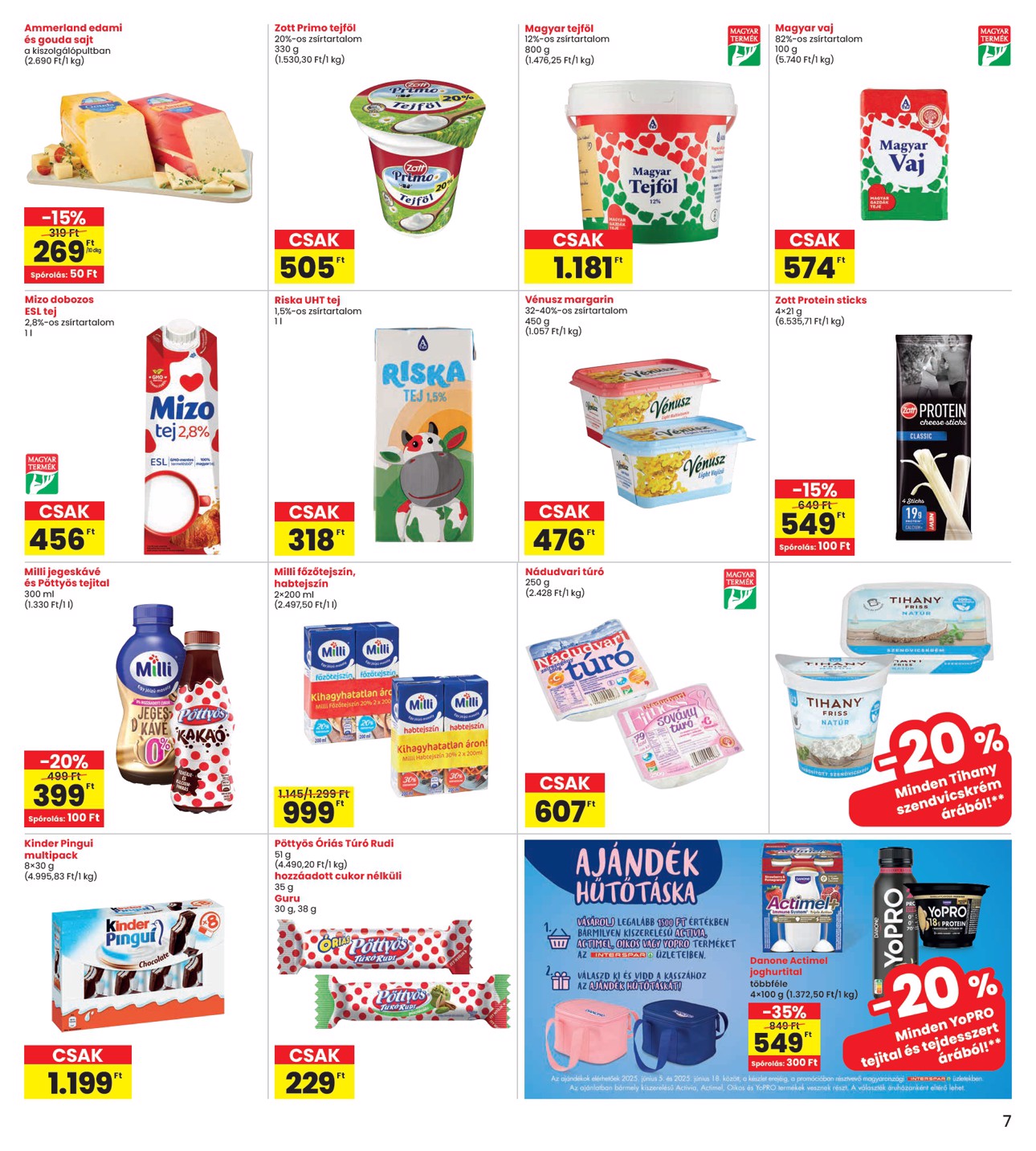 spar - INTERSPAR akciós újság, érvényes 06.05. - 06.11. - page: 7
