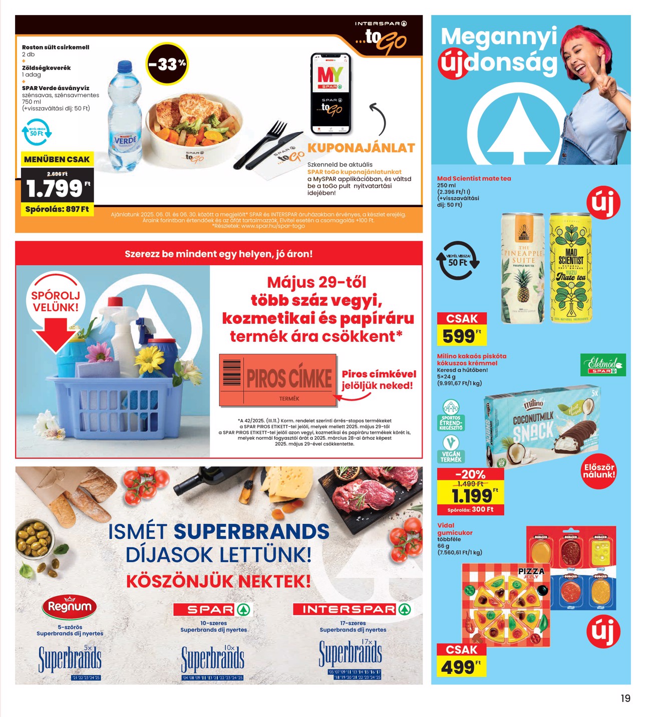 spar - INTERSPAR akciós újság, érvényes 06.05. - 06.11. - page: 19